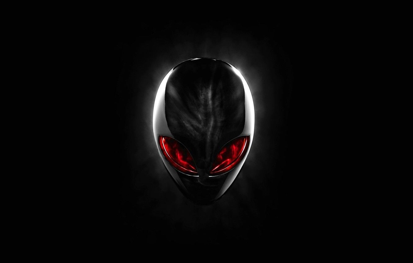  Dell Hintergrundbild 1332x850. Wallpaper red, head, red, Alien, Alienware, Head, Dell image for desktop, section минимализм