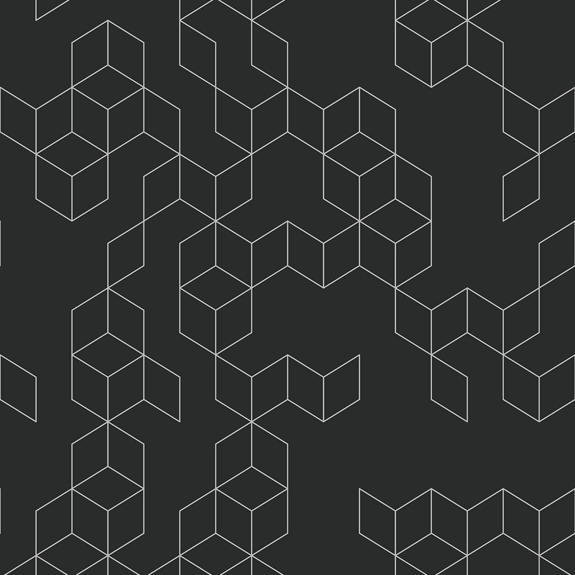  Designer Hintergrundbild 1168x1168. Black & White Modern Geometric Wallpaper