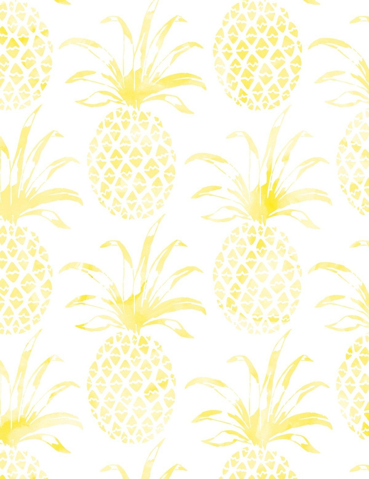  Designer Hintergrundbild 1500x1950. Piña Pintada Designer Wallpaper in Lemongrass 'Yellow and White' at 1stDibs. yellow and white wallpaper, piña pintada, piña wallpaper