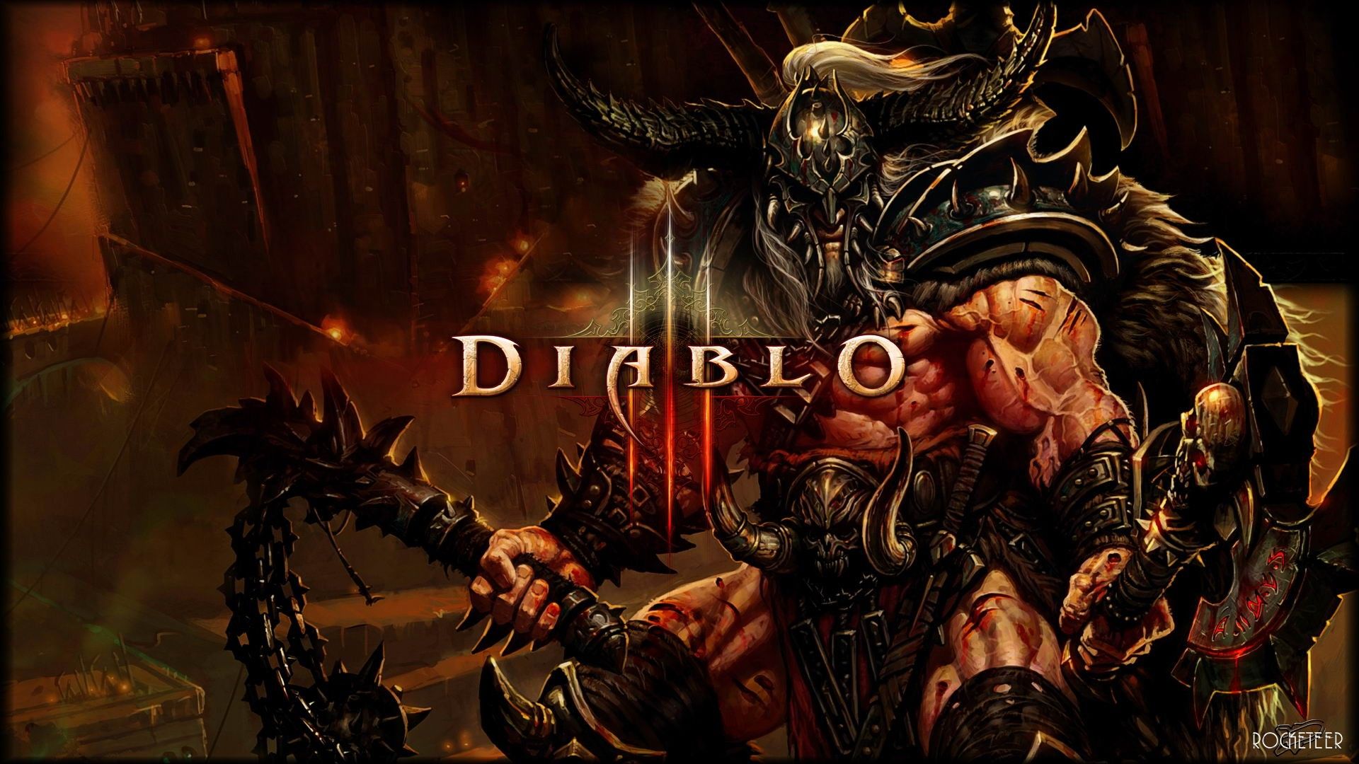  Diablo 3 1920x1080 Hintergrundbild 1920x1080. Barbarian (Diablo III) HD Wallpaper and Background