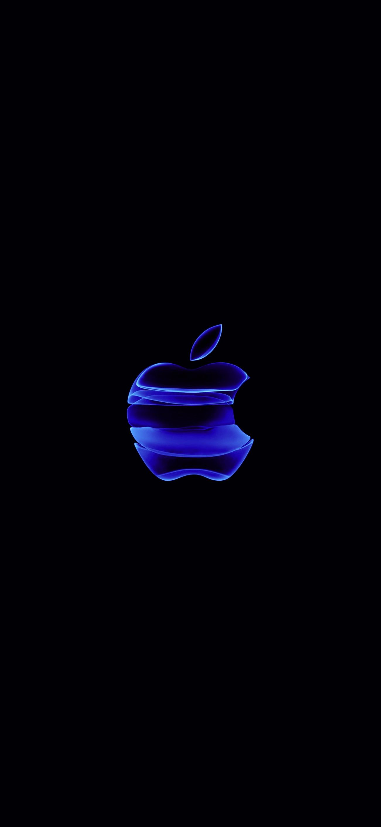Apple Hintergrundbild 1301x2820. Black And Blue Aesthetic Wallpaper