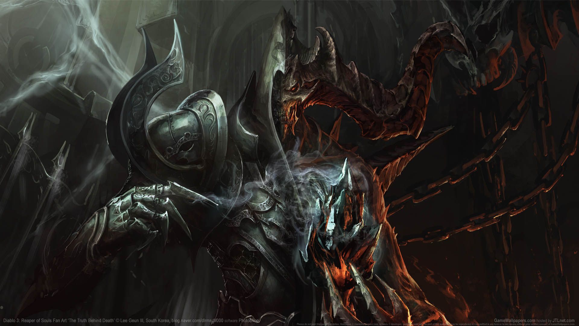  Diablo 3 1920x1080 Hintergrundbild 1920x1080. Diablo 3: Reaper of Souls Fan Art Hintergrundbild 02 1920x1080