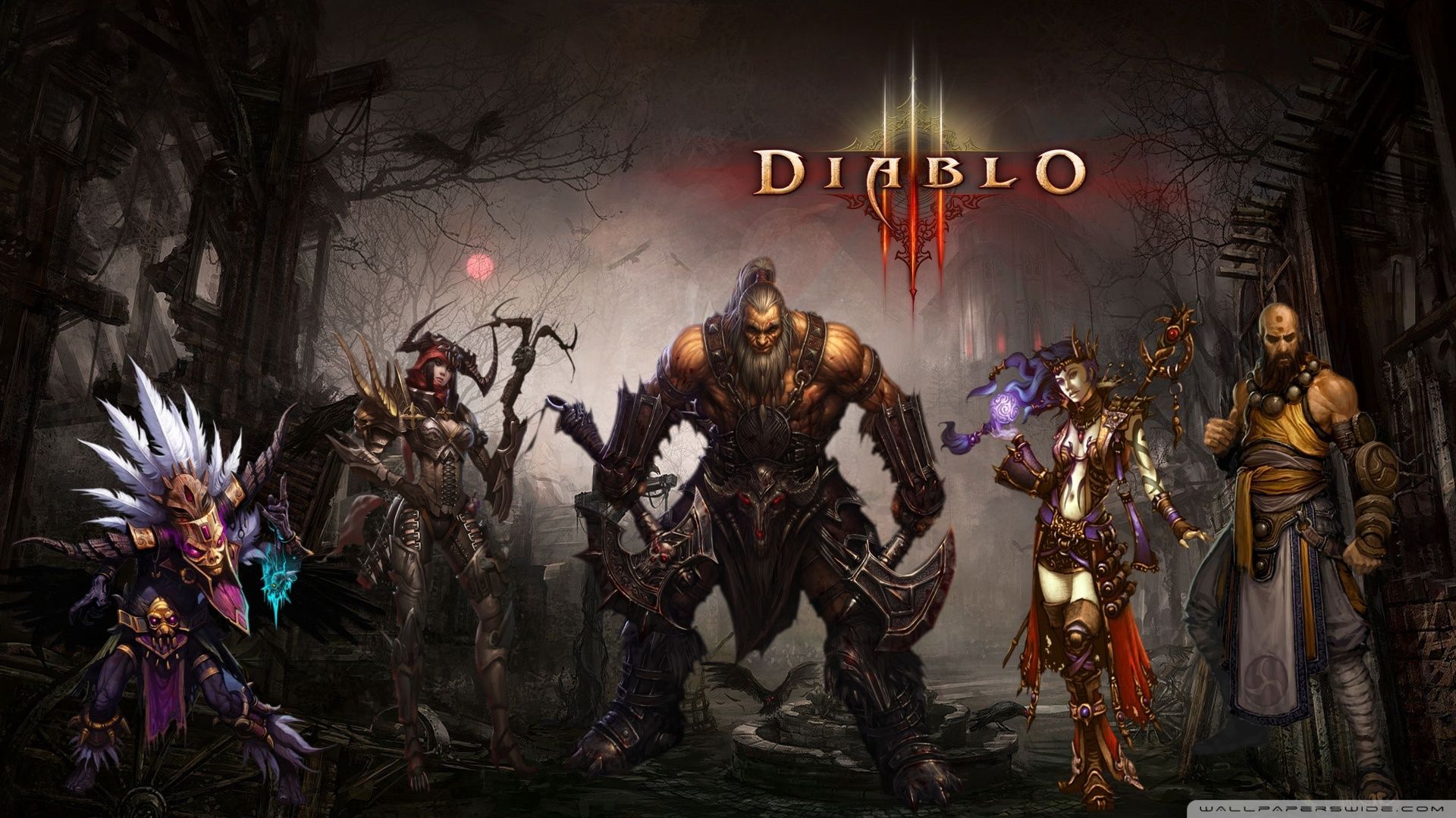  Diablo 3 1920x1080 Hintergrundbild 1920x1080. Diablo Artwork. Roleplaying game, Twitter background, Diablo 3