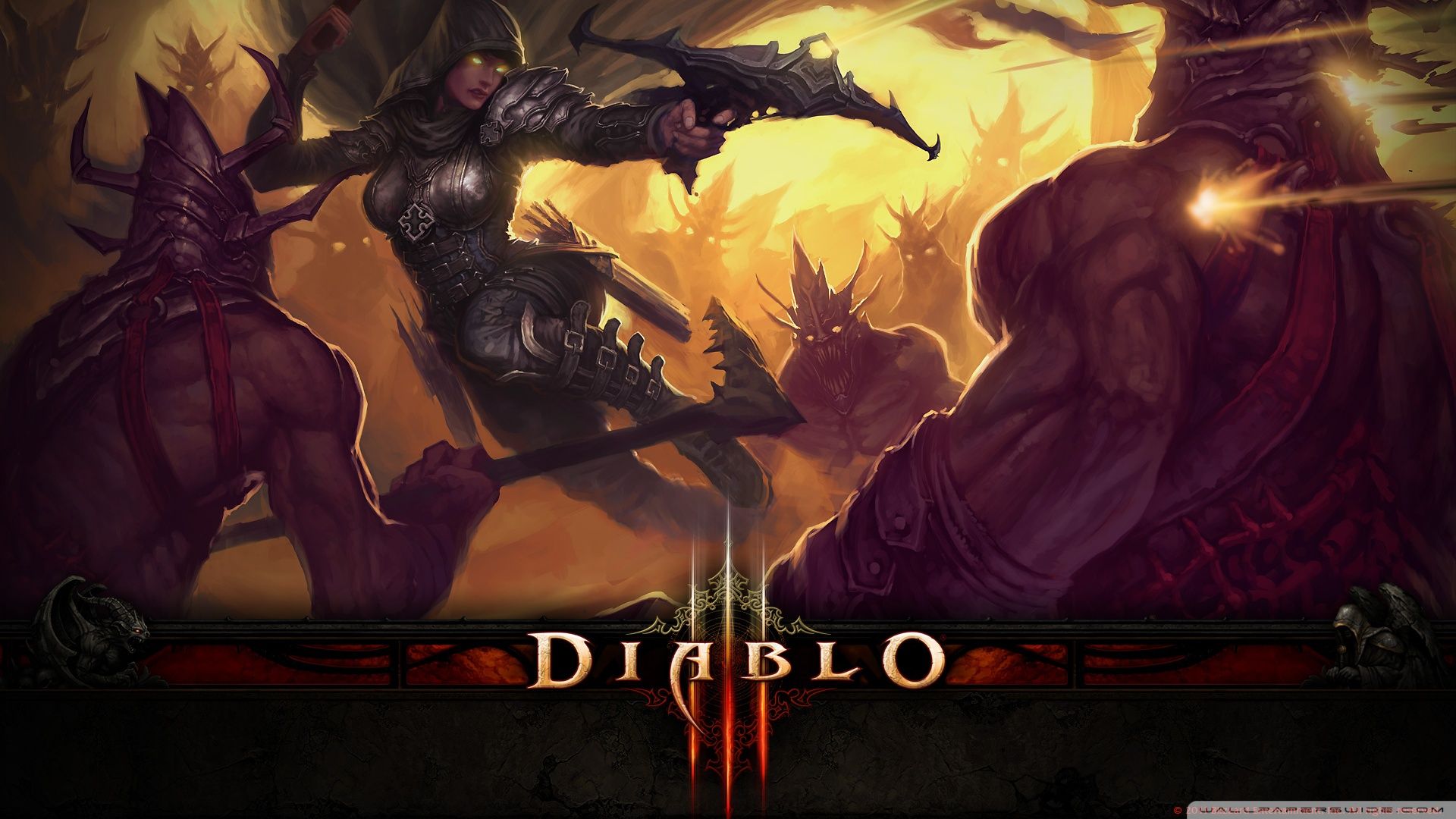 Diablo 3 1920x1080 Hintergrundbild 1920x1080. Diablo III Demon Hunter Ultra HD Desktop Background Wallpaper for 4K UHD TV : Tablet