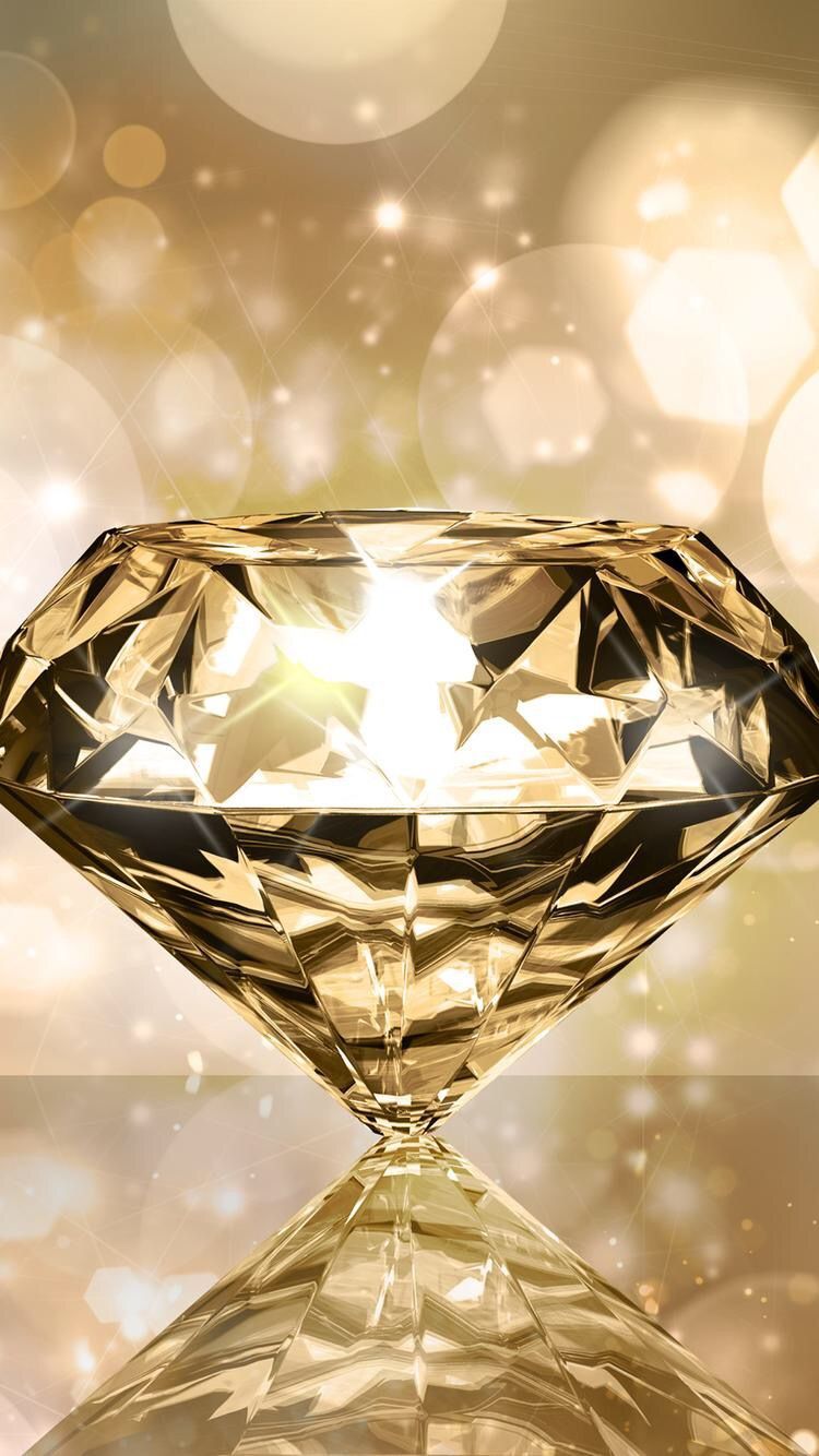  Diamant Hintergrundbild 750x1334. Diamonds, Pearls, Gems & Crystals ECT Wallpaper