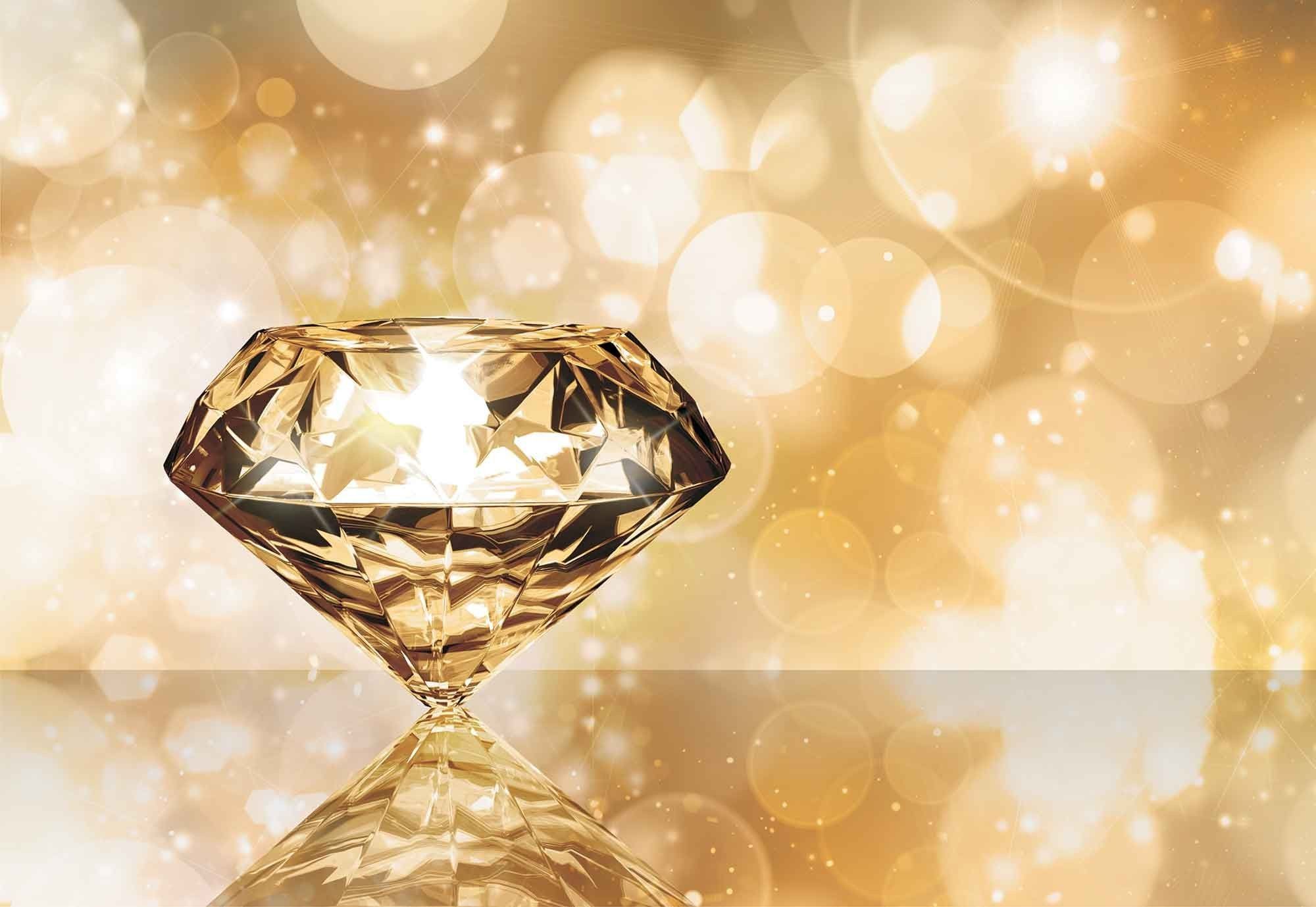  Diamant Hintergrundbild 2000x1378. Golden Diamond Wallpaper