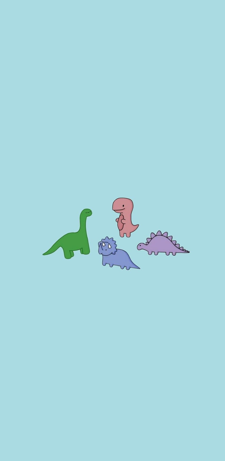  Dino Hintergrundbild 850x1742. Cute dino, cartoon dinosaurs HD phone wallpaper