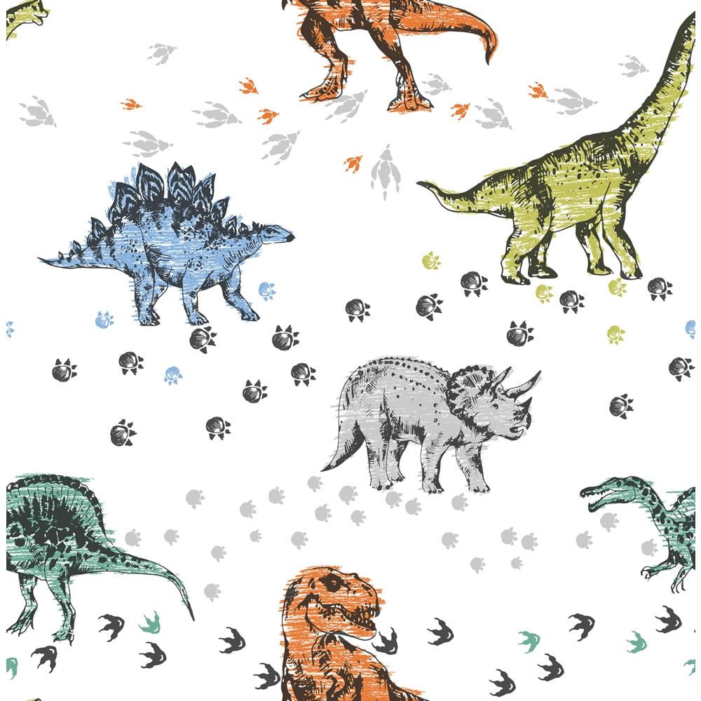  Dino Hintergrundbild 1000x1000. Wilko Wallpaper Dinosaurs