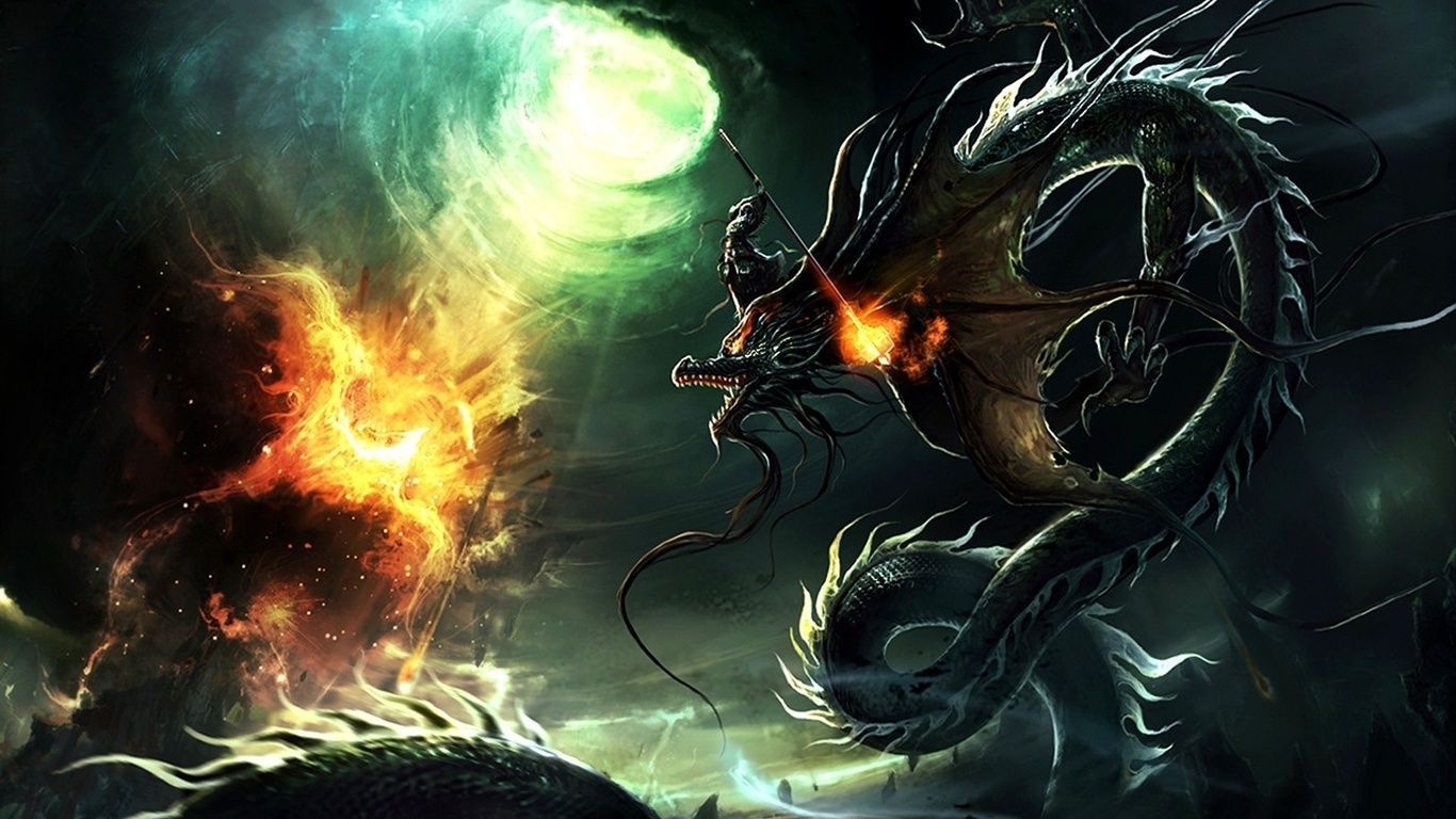  Drachen Hintergrundbild 1366x768. dragon and phoenix wallpaper picture, Fantasy dragon, Dragon artwork