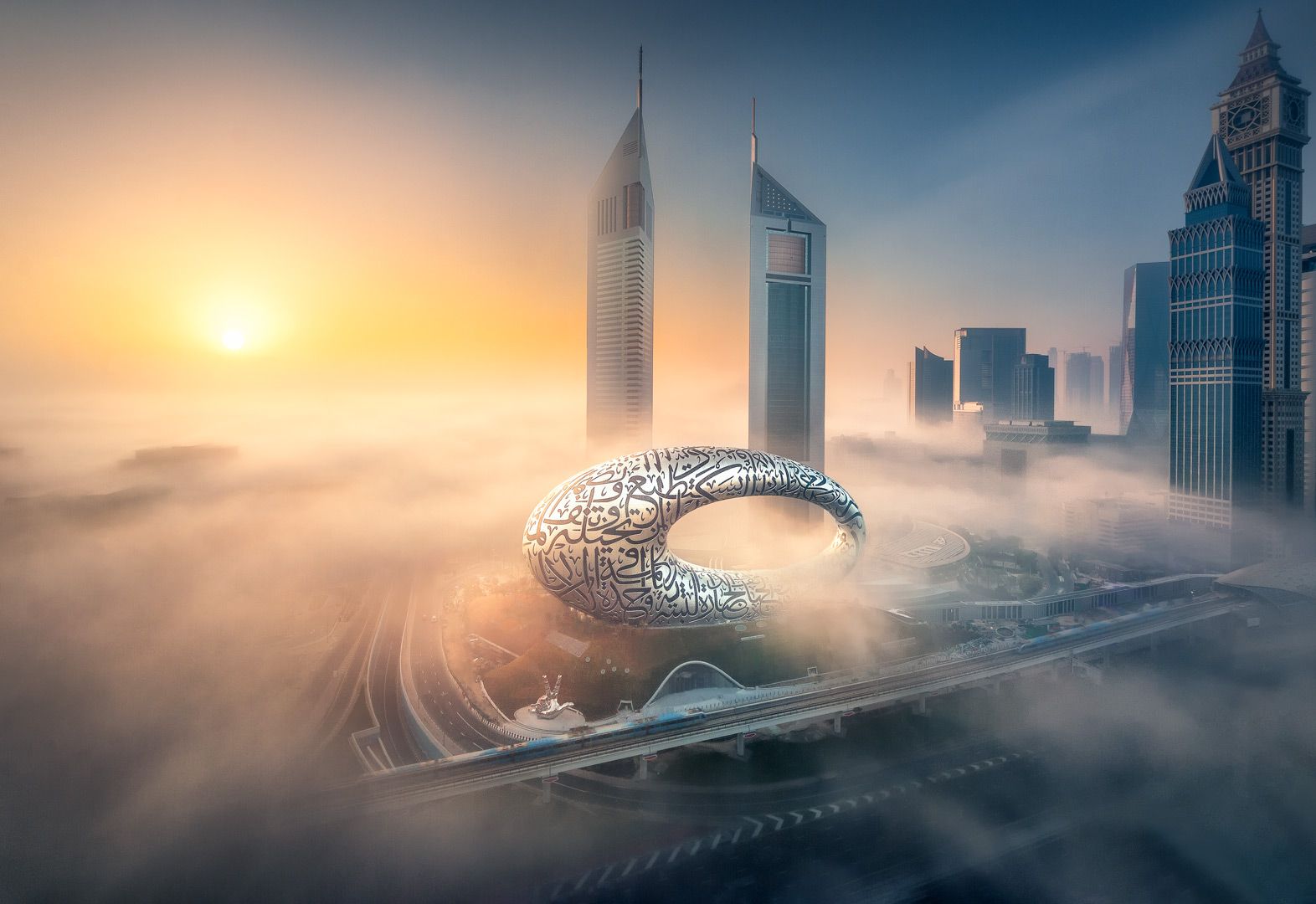  Dubai Hintergrundbild 1572x1080. Museum of the Future opens in Dubai