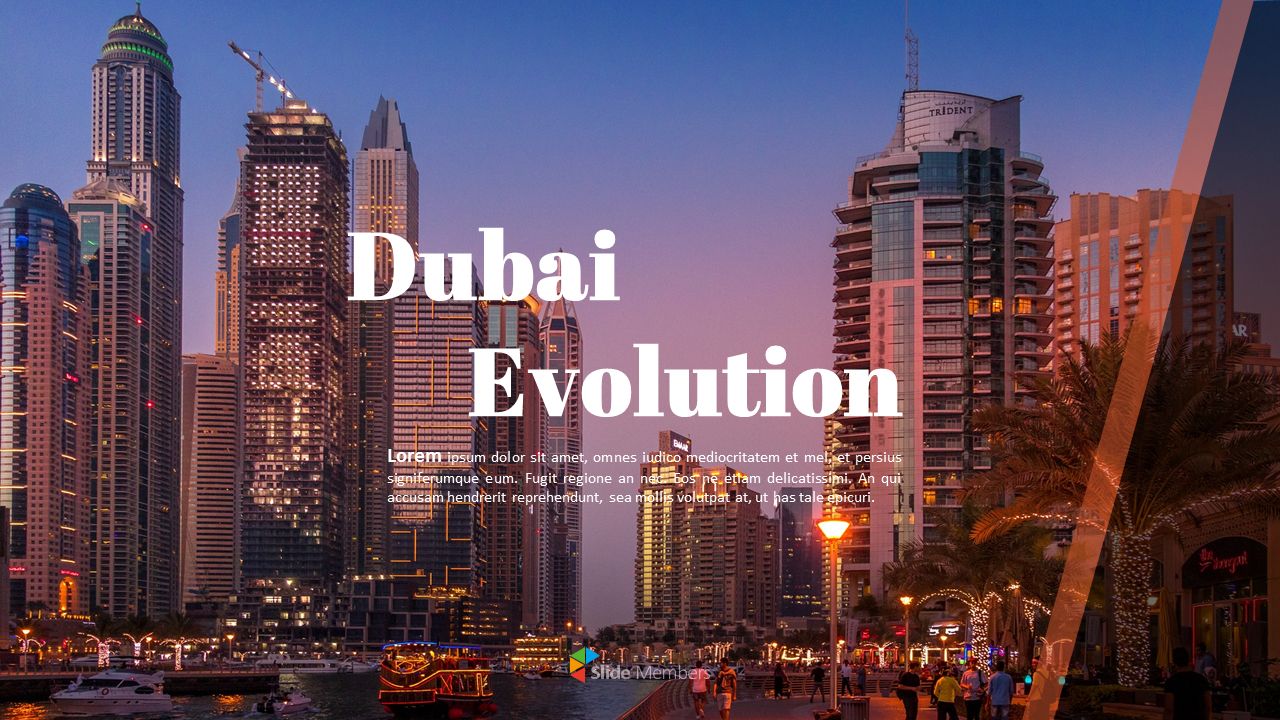  Dubai Hintergrundbild 1280x720. Dubai Evolution PPT Hintergrundbilder