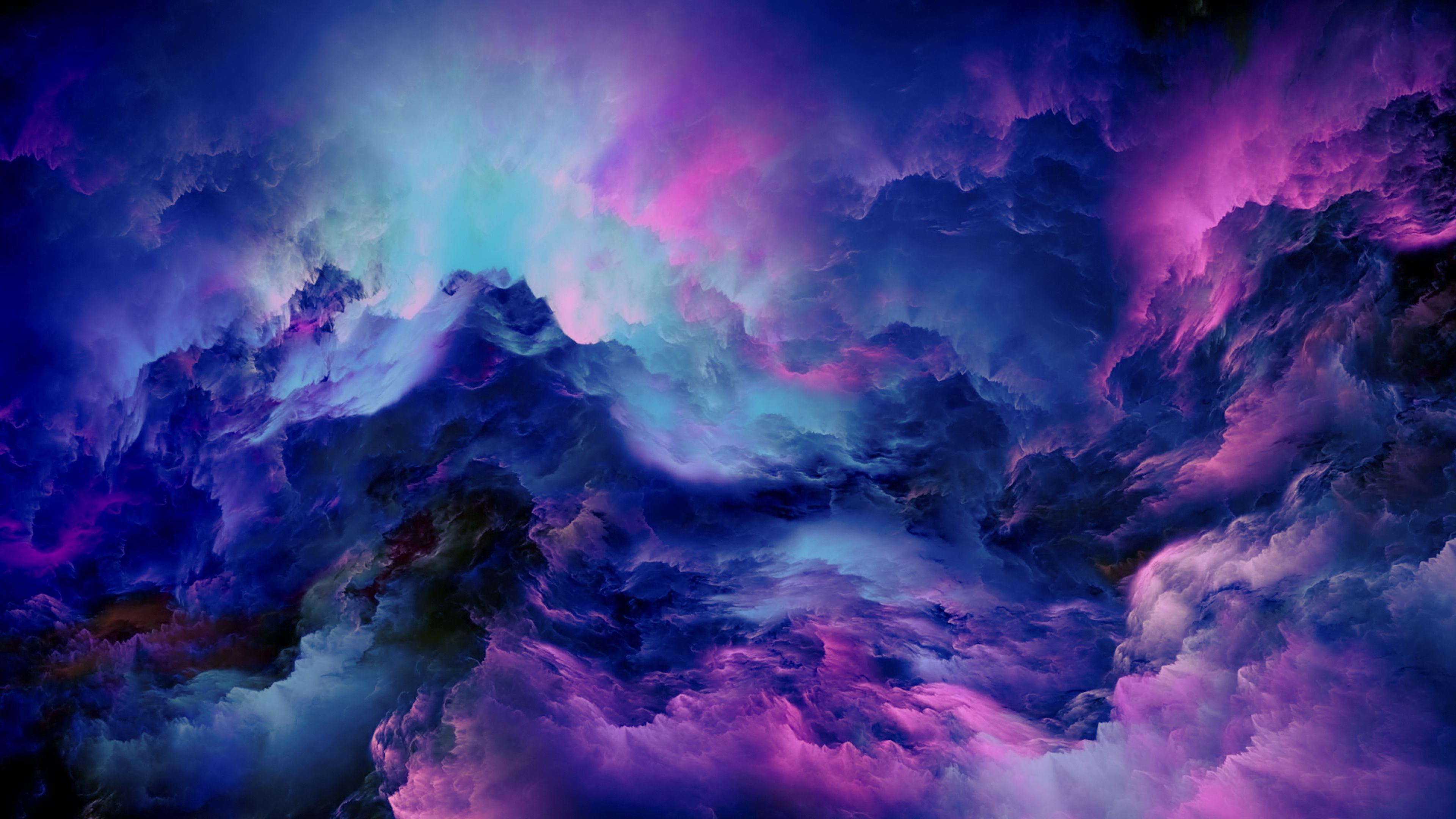 4k Hintergrundbild 3840x2160. Colorful Clouds Abstract 4K Wallpaper, HD Artist 4K Wallpaper, Image, Photo and Background