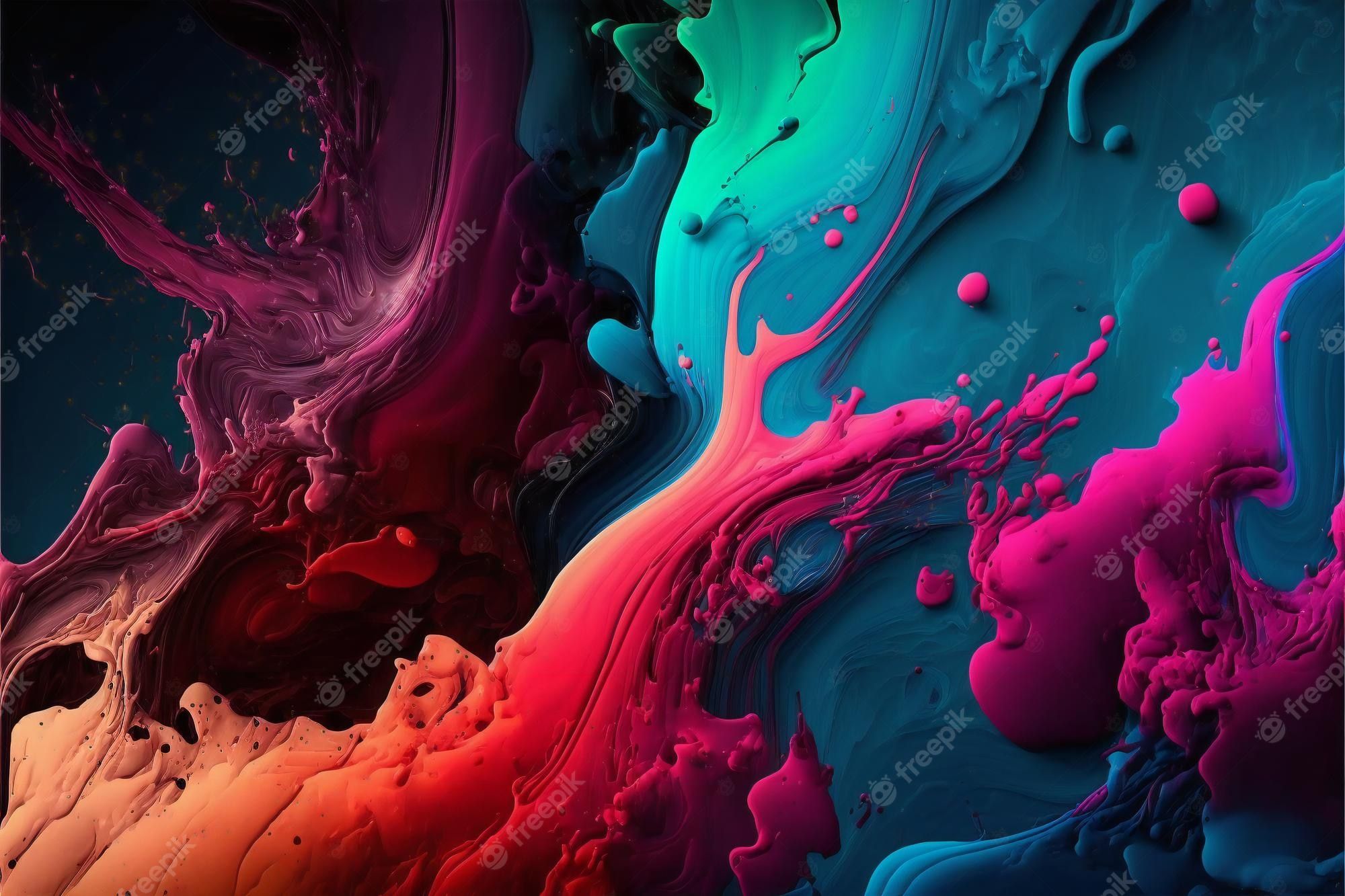  Farbiges Hintergrundbild 2000x1333. Malen sie texturen als farbige abstrakte hintergrundbilder kreative digitale illustrationsmalerei