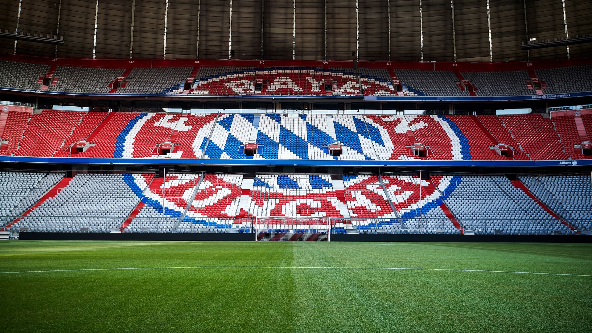  FC Bayern München Hintergrundbild 1920x1080. Wallpaper: Allianz Arena Bildschirmhintergrund
