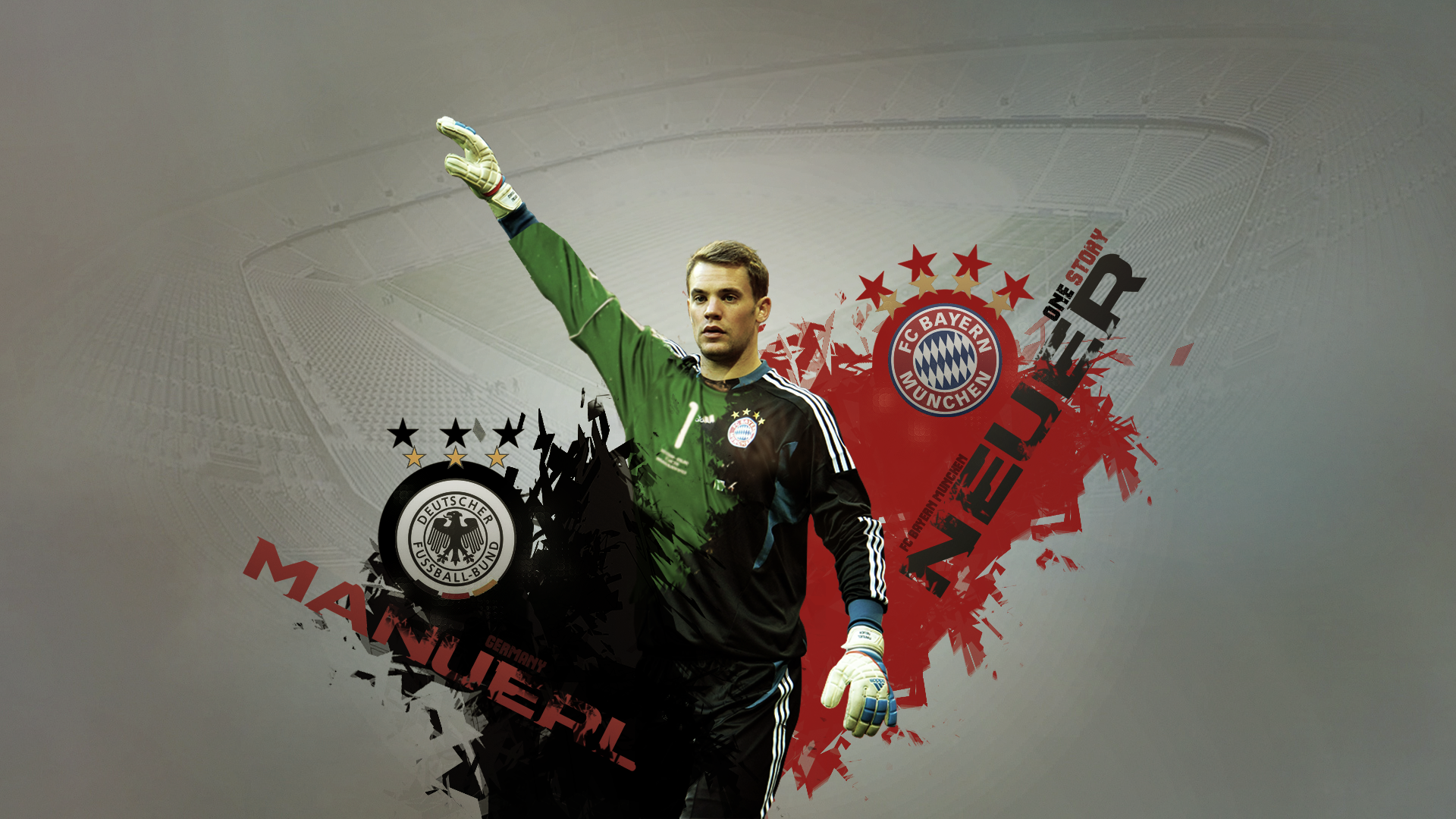  FC Bayern München Hintergrundbild 1920x1080. Manuel Neuer HD, Soccer, FC Bayern Munich, German Gallery HD Wallpaper
