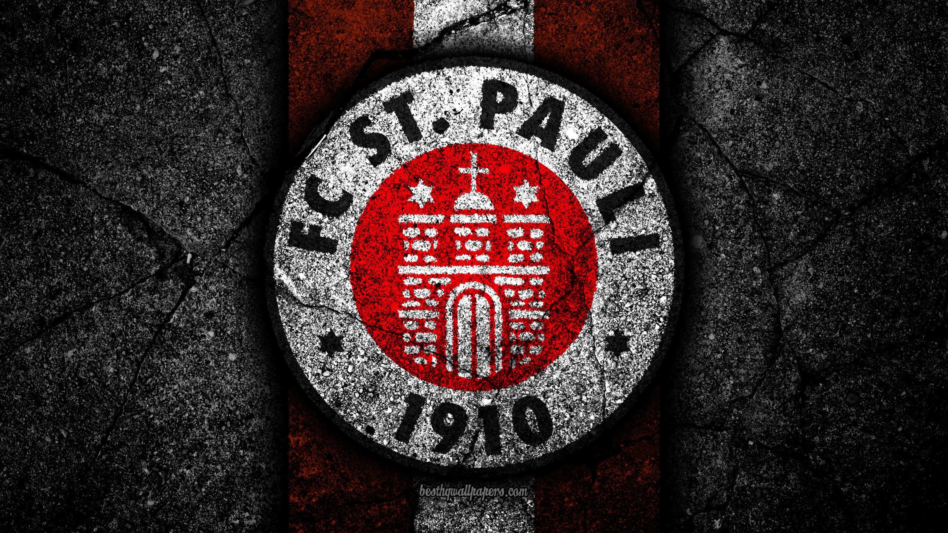  FC St Pauli Hintergrundbild 3840x2160. St Pauli 1910 Grunge 4K HD Grunge Wallpaper