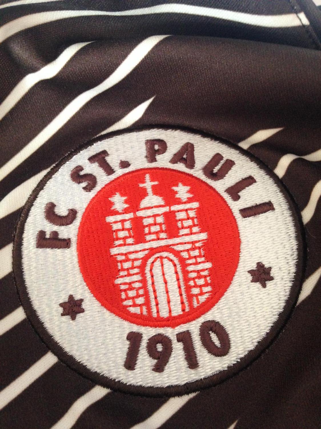  FC St Pauli Hintergrundbild 1124x1500. St Pauli Maglia da trasferta maglia di calcio 2015