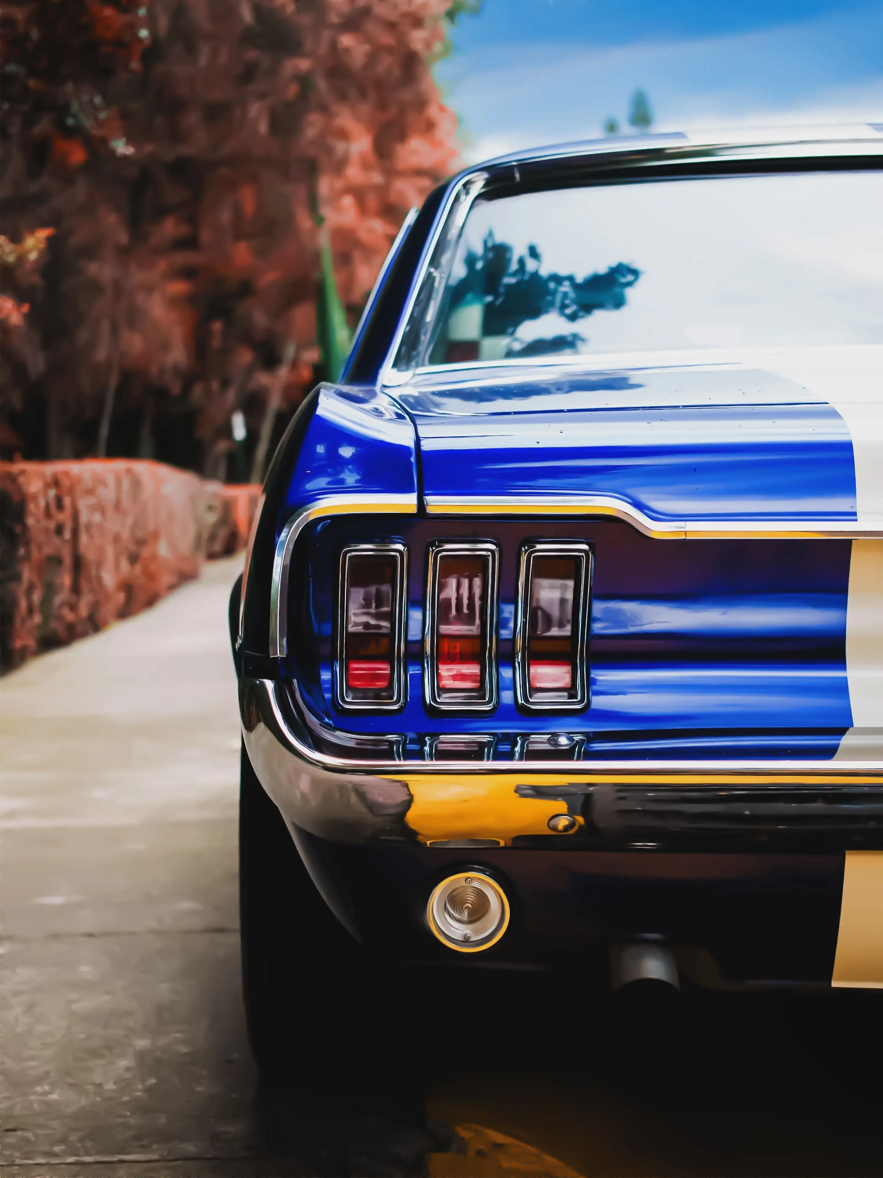  Ford Hintergrundbild 2880x3840. Ford Mustang Klassiker Hintergrundbild