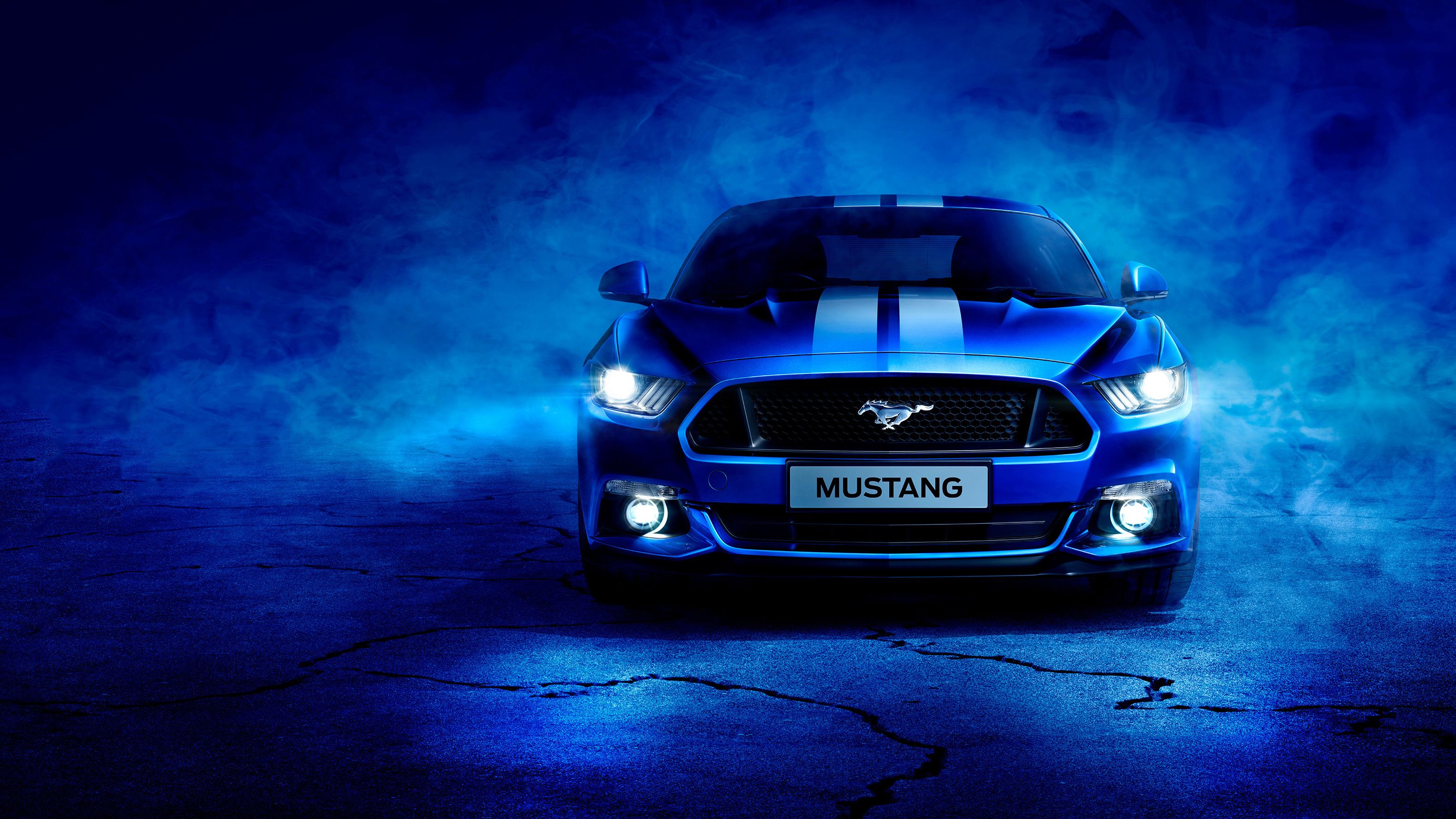  Ford Hintergrundbild 3157x1776. Blue Ford Mustang, HD Cars, 4k Wallpaper, Image, Background, Photo and Picture