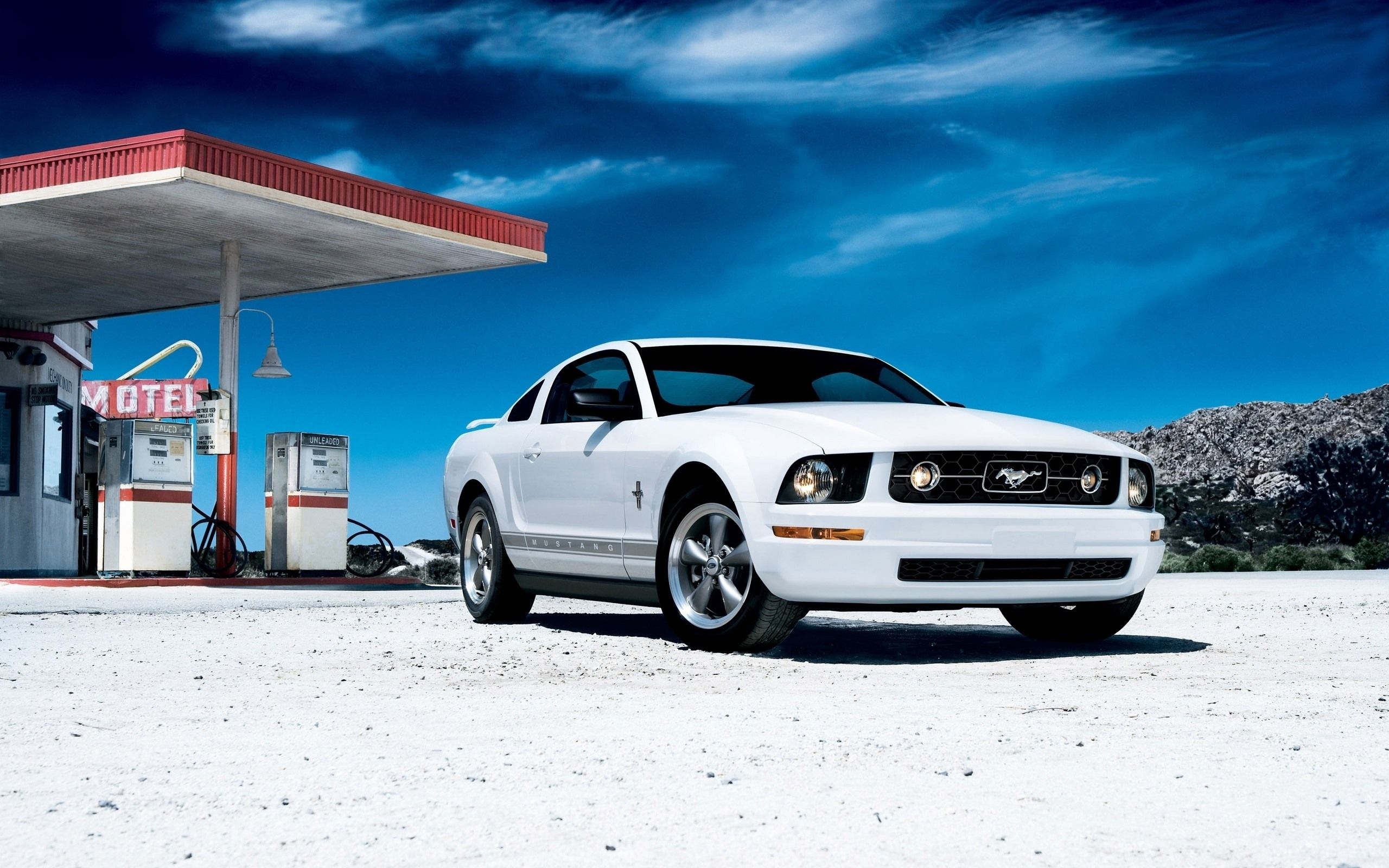  Ford Hintergrundbild 2560x1600. Ford Mustang weiße Auto Vorderansicht 2560x1600 HD Hintergrundbilder, HD, Bild