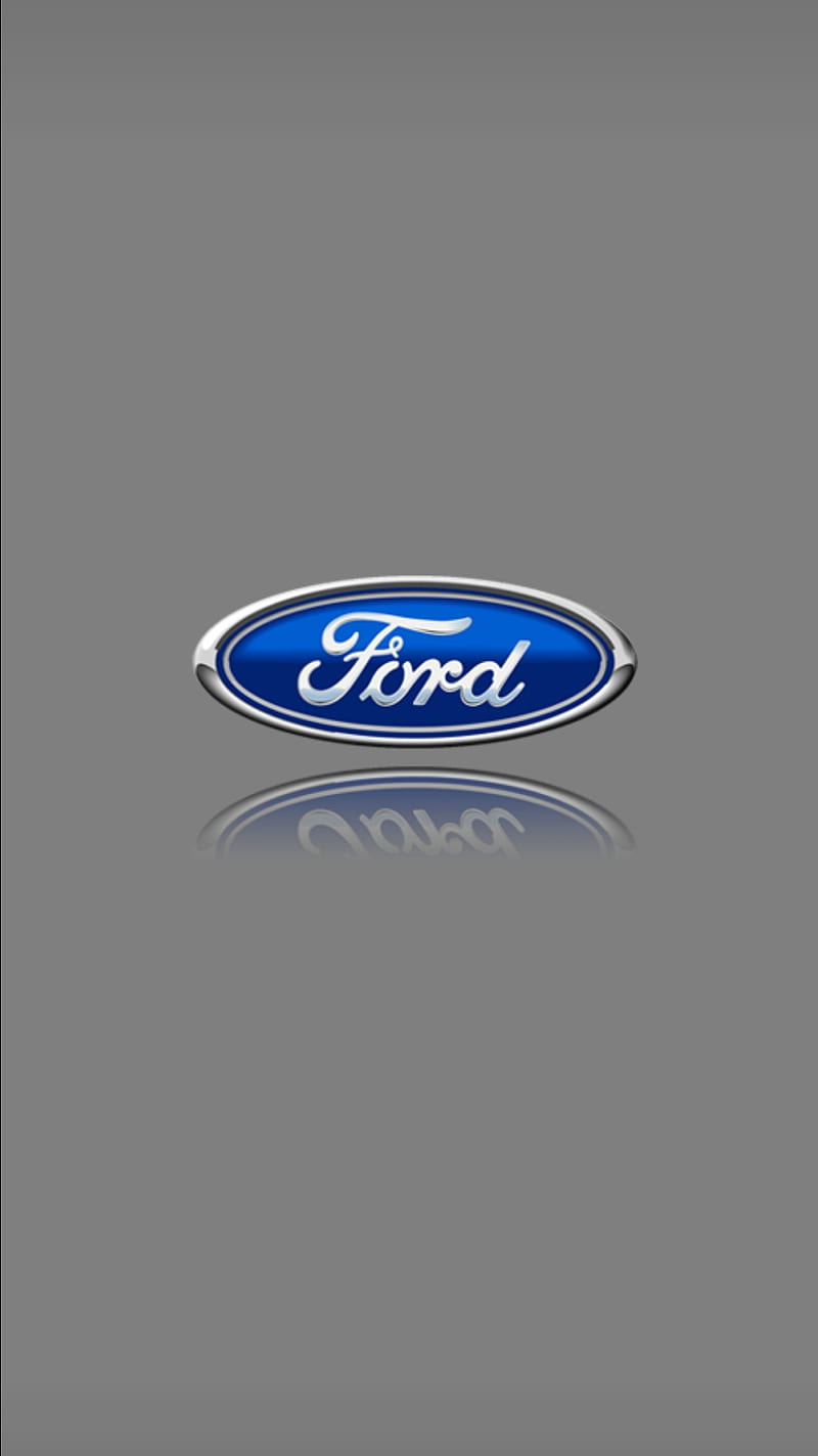  Ford Hintergrundbild 800x1423. Ford logo, blue, ford, gris, logo, mirror, HD phone wallpaper