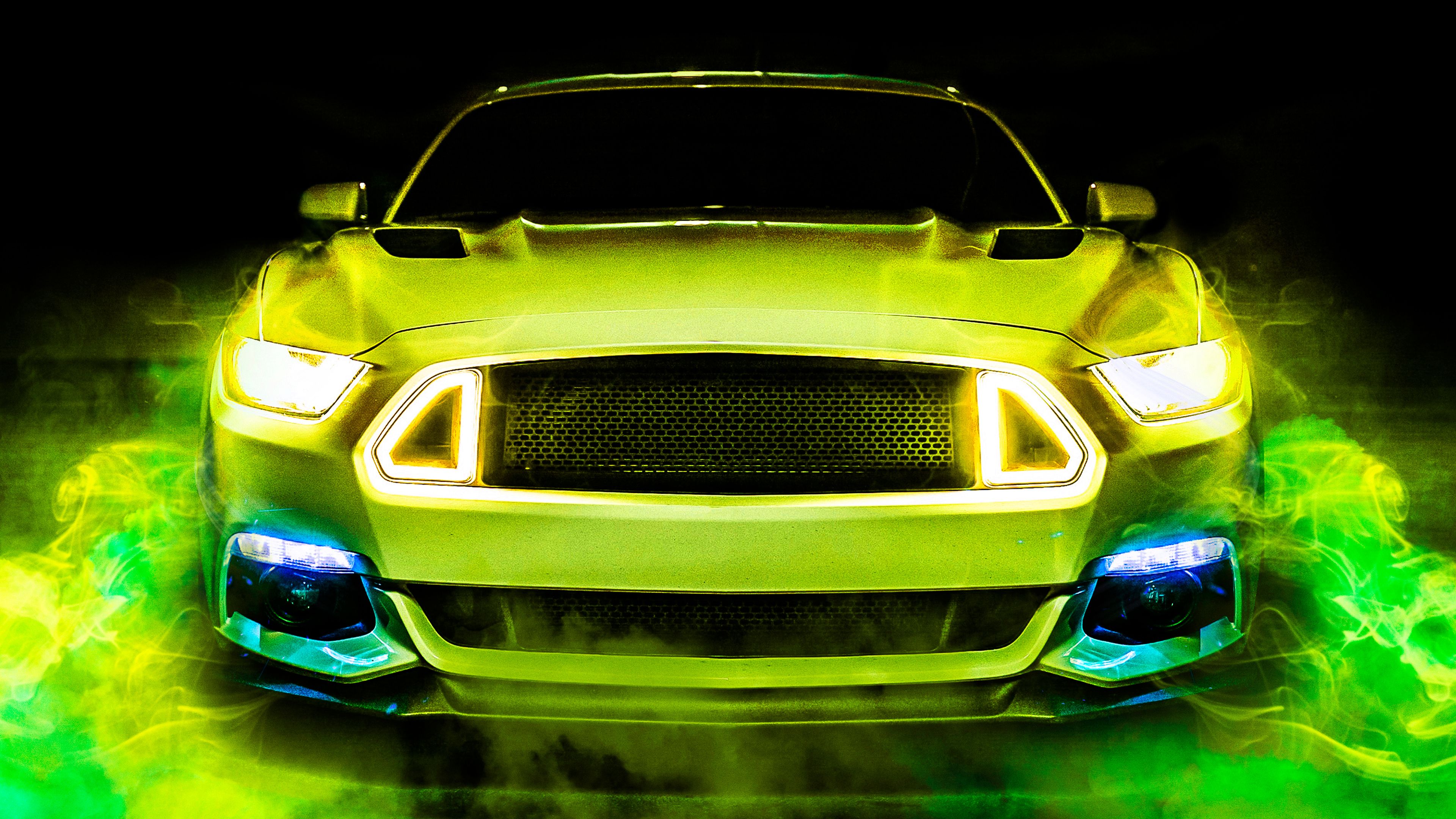  Ford Hintergrundbild 3840x2160. Green Ford Mustang 4k, HD Cars, 4k Wallpaper, Image, Background, Photo and Picture