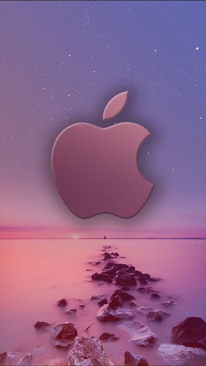 Apple Rosa Hintergrundbild 800x1422. HD apple logo pink wallpaper