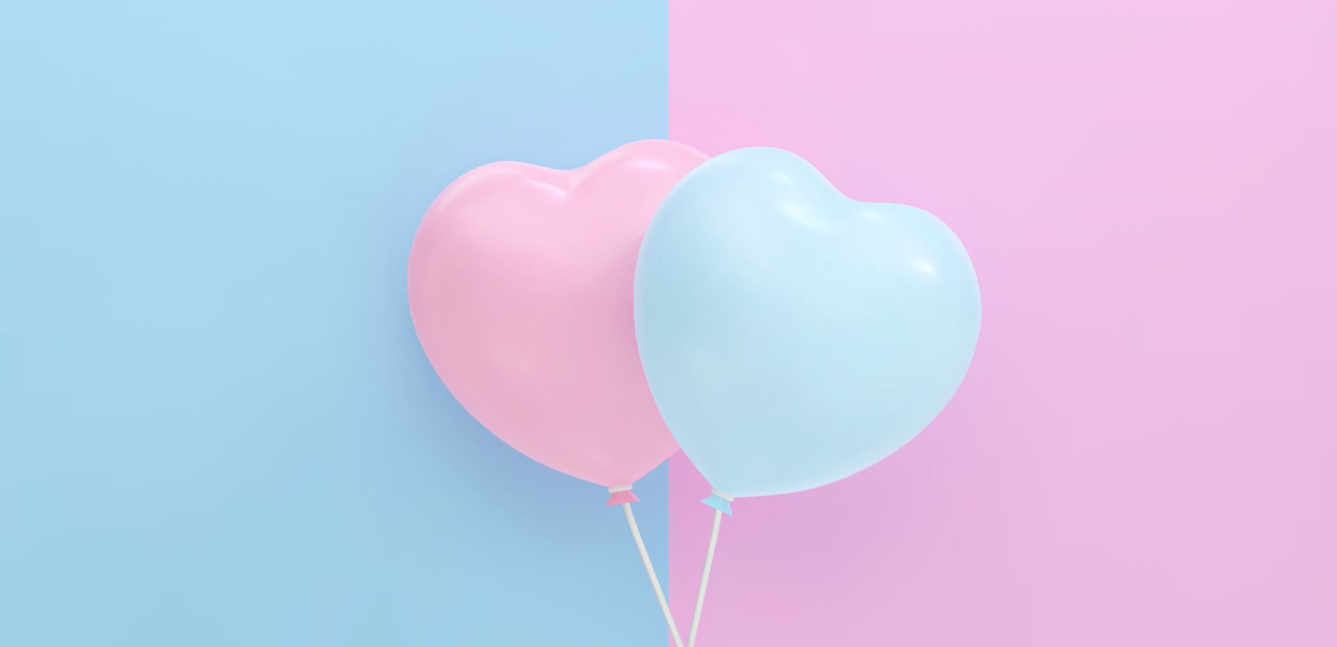  Luftballons Hintergrundbild 1920x929. Blumenstrauß, Haufen realistischer rosa und blauer Luftballons, die fliegen. vektorillustration für karte, babydusche, geschlecht enthüllen partyeinladung, design, flyer, plakat, dekor, banner, web, werbung 11001518 Vektor Kunst bei Vecteezy