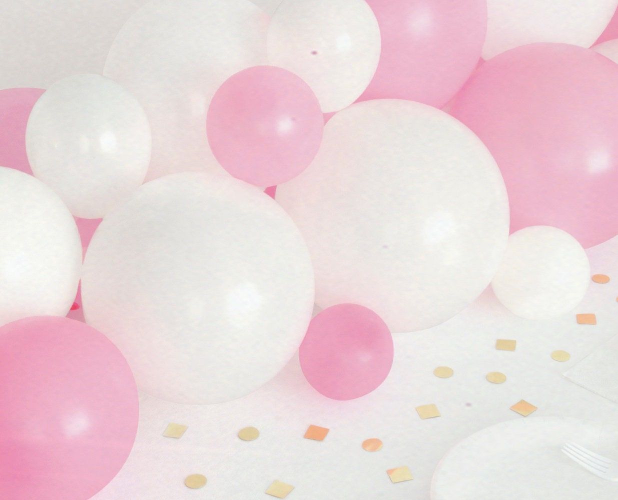  Luftballons Hintergrundbild 1235x1000. Rosa Ballon Tischläufer Ballon Girlande Kit Mädchen Baby