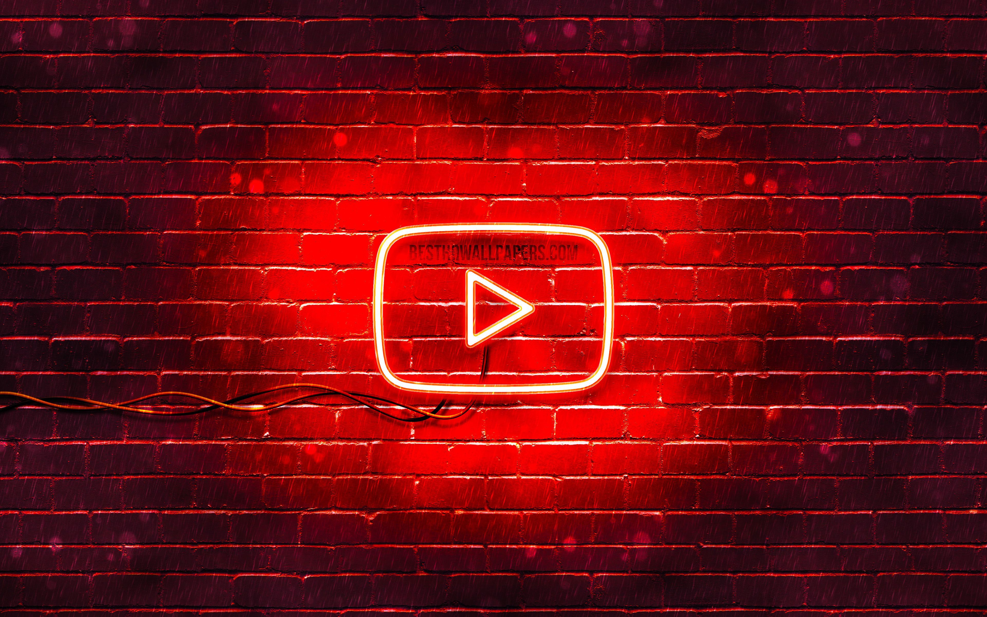  Youtube Hintergrundbild 3840x2400. YouTube 4k Logo Wallpaper