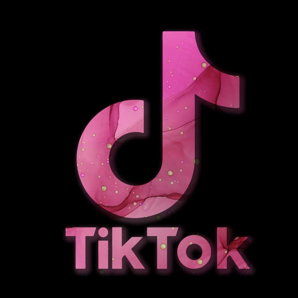  TikTok Hintergrundbild 1000x1000. Download Pink Tiktok Aesthetics Logo Wallpaper