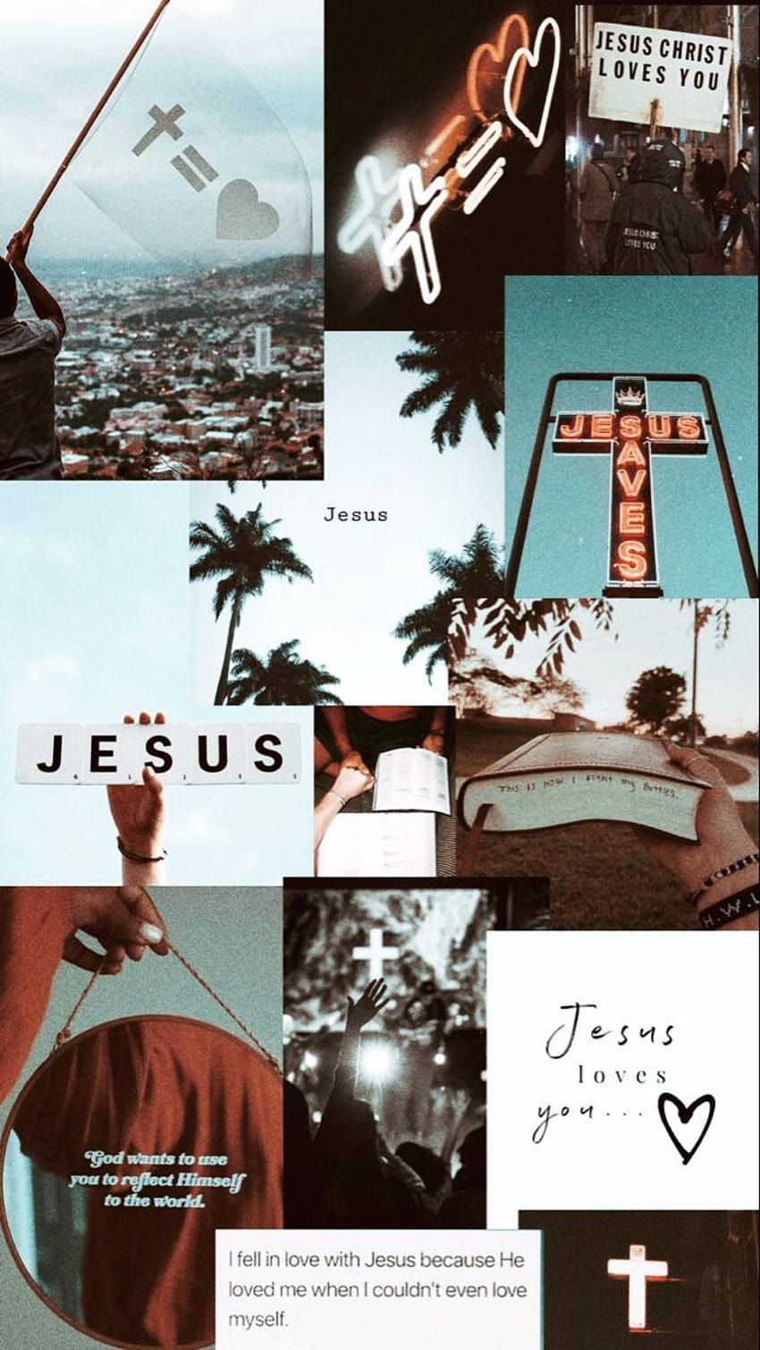  Jesus Christus Hintergrundbild 850x1509. Aesthetic Jesus, jesus collage HD phone wallpaper