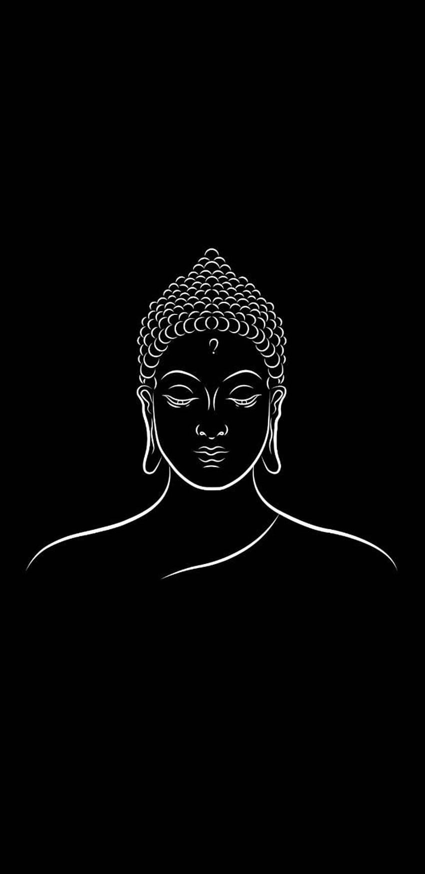  Buddhismus Hintergrundbild 850x1746. Load Buddha by .zedge, buddha black and white HD phone wallpaper
