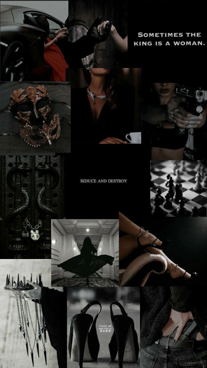  Feminin Hintergrundbild 720x1280. Queen mafia.. aesthetic wallpaper. Badass aesthetic, Black aesthetic wallpaper, Black aesthetic