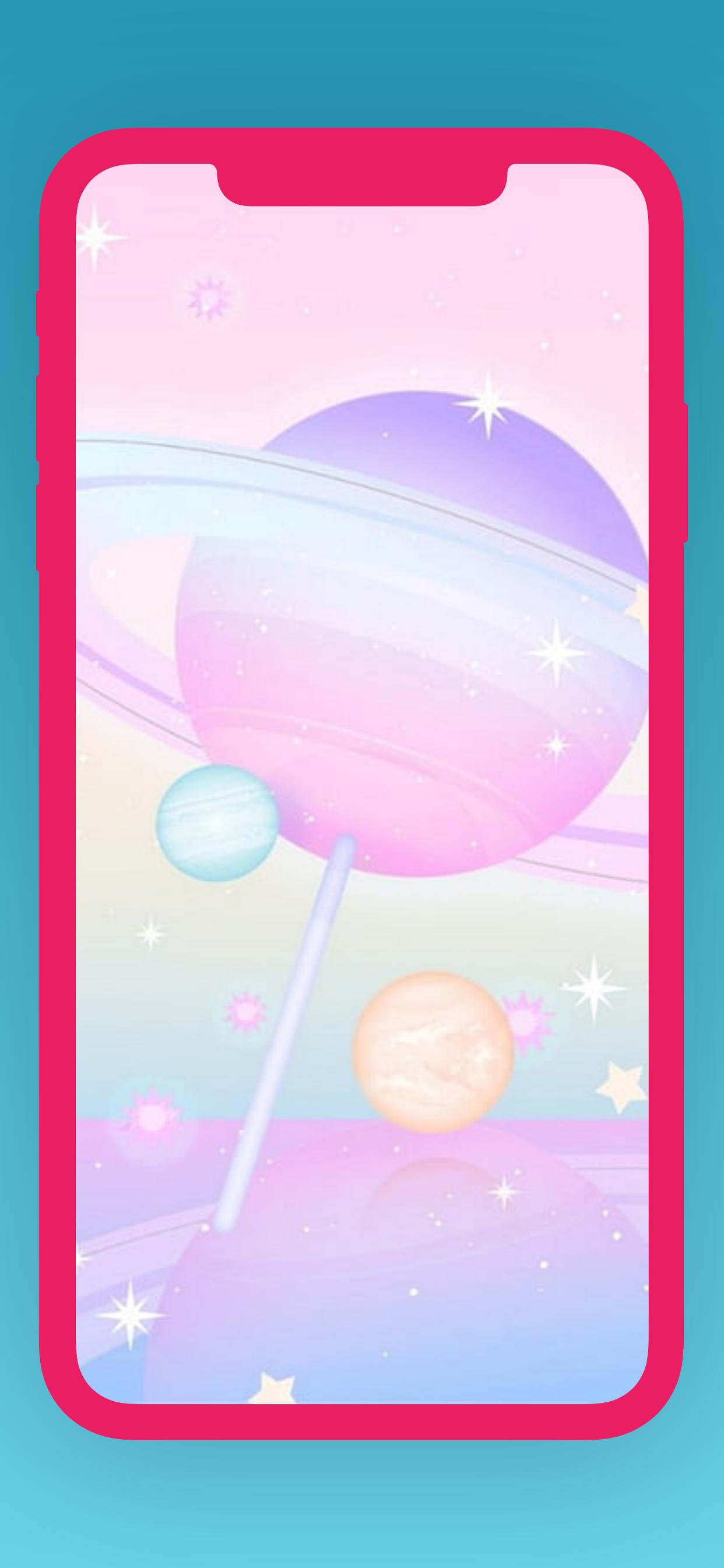  Madchenhaft Hintergrundbild 1242x2688. Aesthetic Pastel Background APK für Android herunterladen
