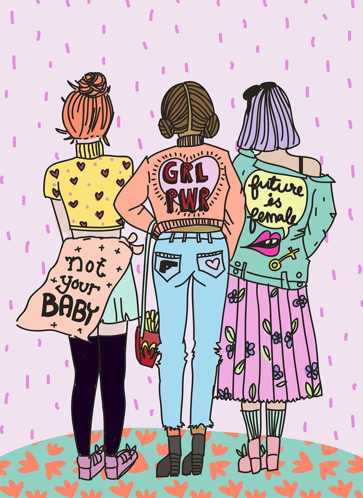  Feminismus Hintergrundbild 1200x1647. Feminist Art Wallpaper Free Feminist Art Background