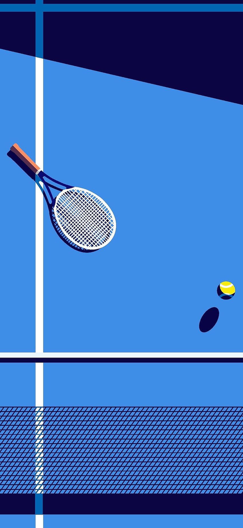  Tennis Hintergrundbild 850x1842. Minimal Tennis Racket 1080X2340. Tennis, Tennis, Minimalist HD phone wallpaper