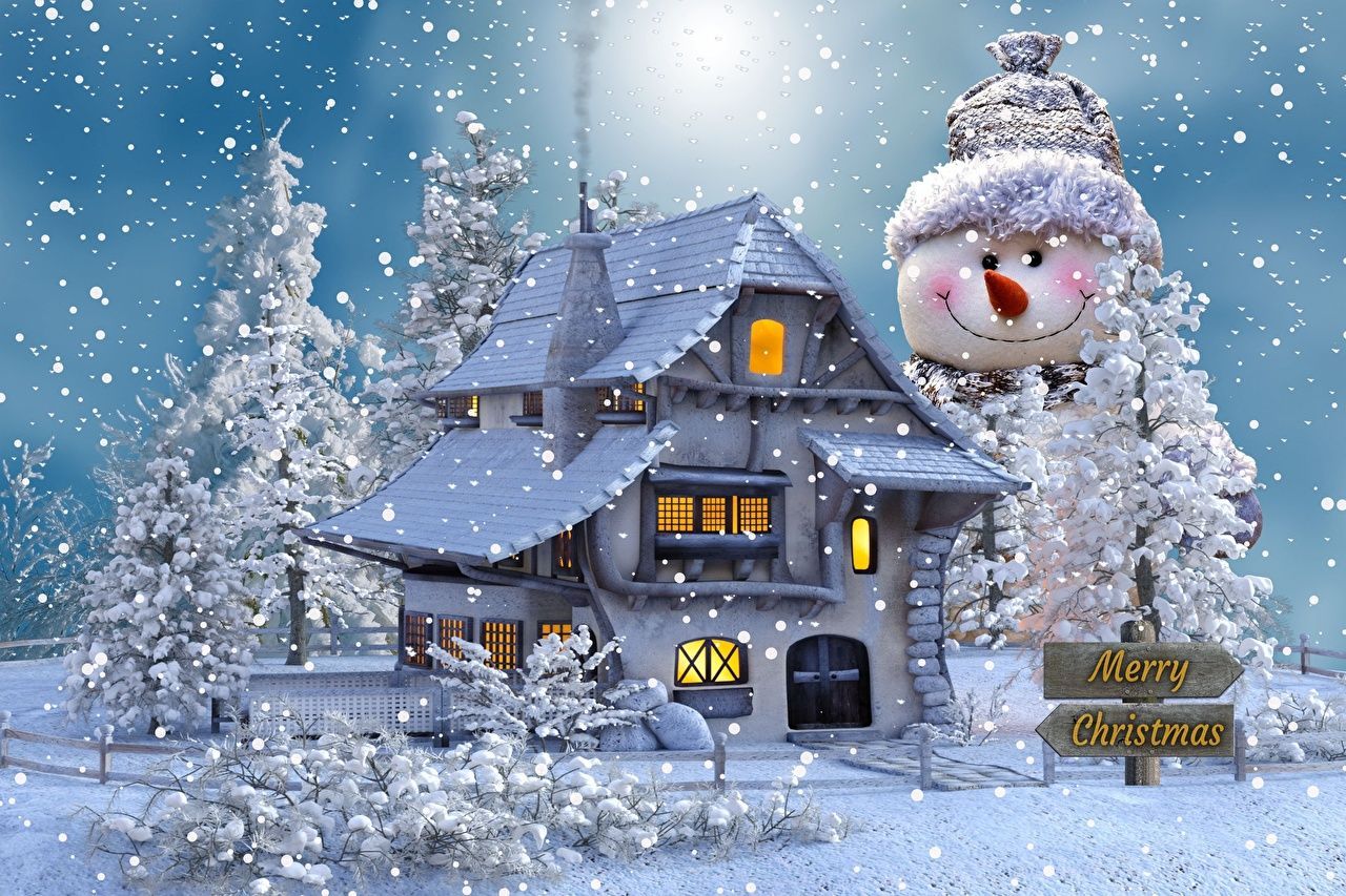  Desktop Weihnachten Hintergrundbild 1280x853. Desktop Hintergrundbilder Neujahr englisches text Schnee