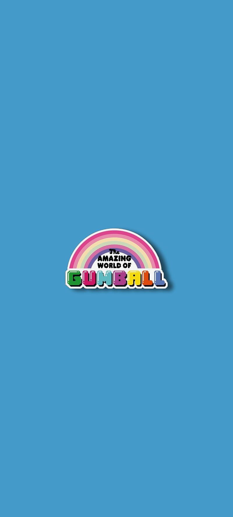  Infantil Hintergrundbild 800x1778. Gumball, aesthetic, simple, blue, cute, animation, HD phone wallpaper