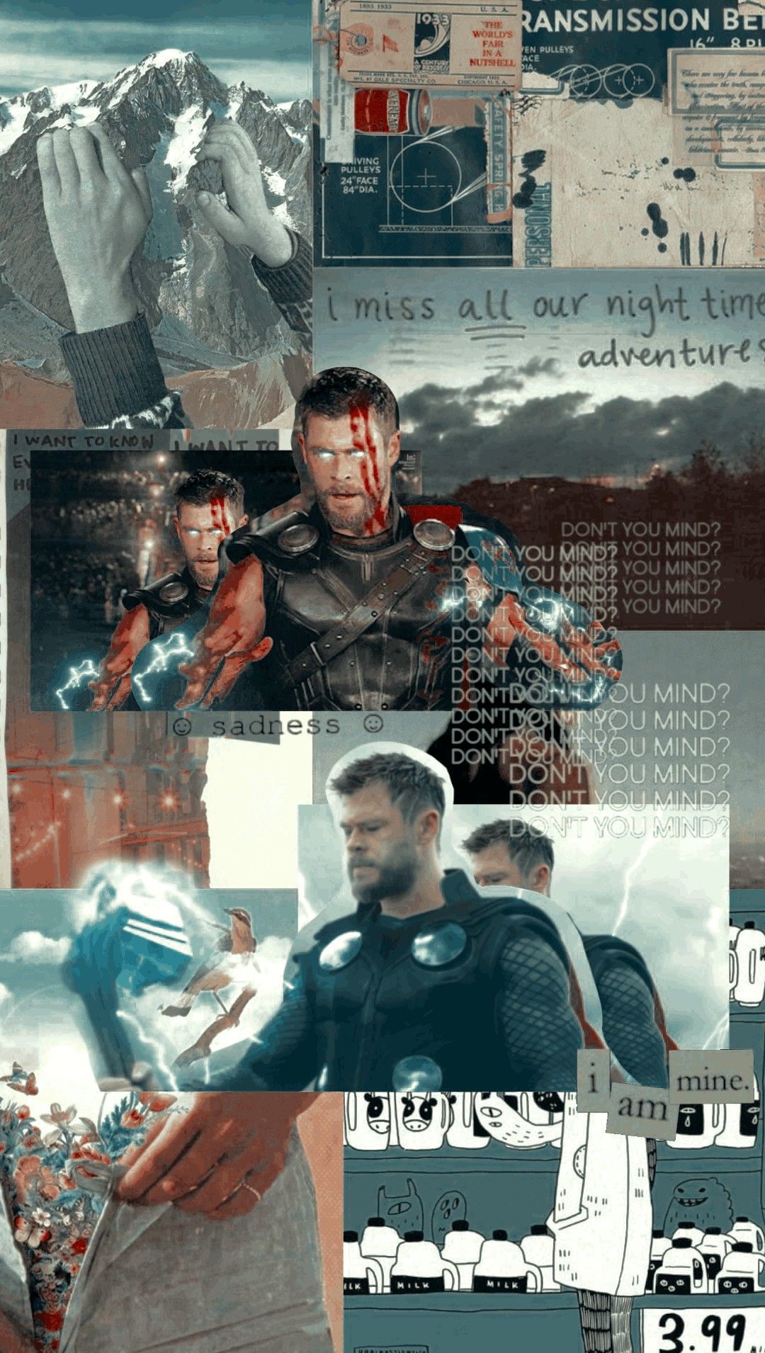  Thor Hintergrundbild 1080x1910. Thor Aesthetic Wallpaper