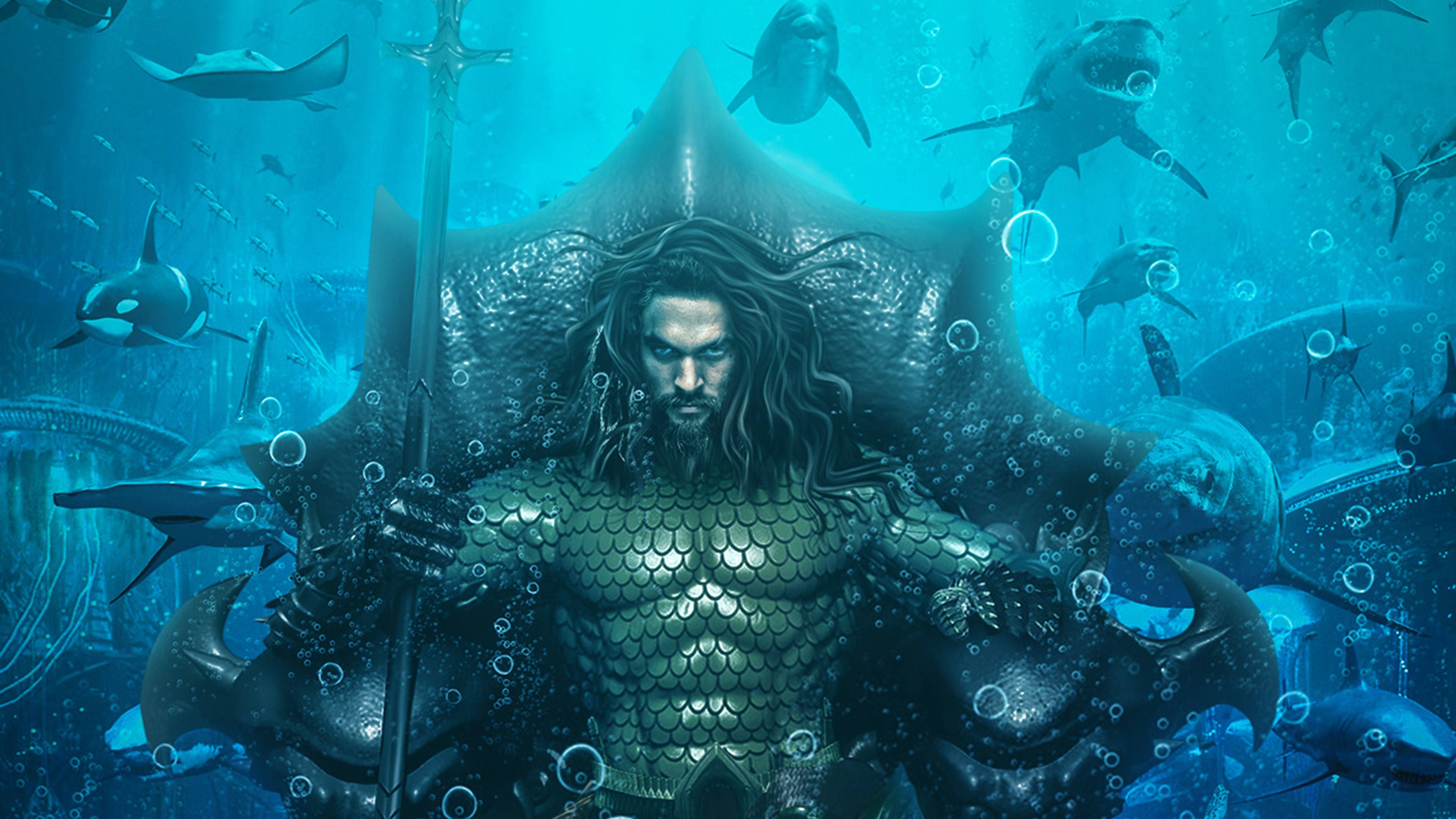  Aquaman Hintergrundbild 3840x2160. Download Aquaman Under The Sea Wallpaper