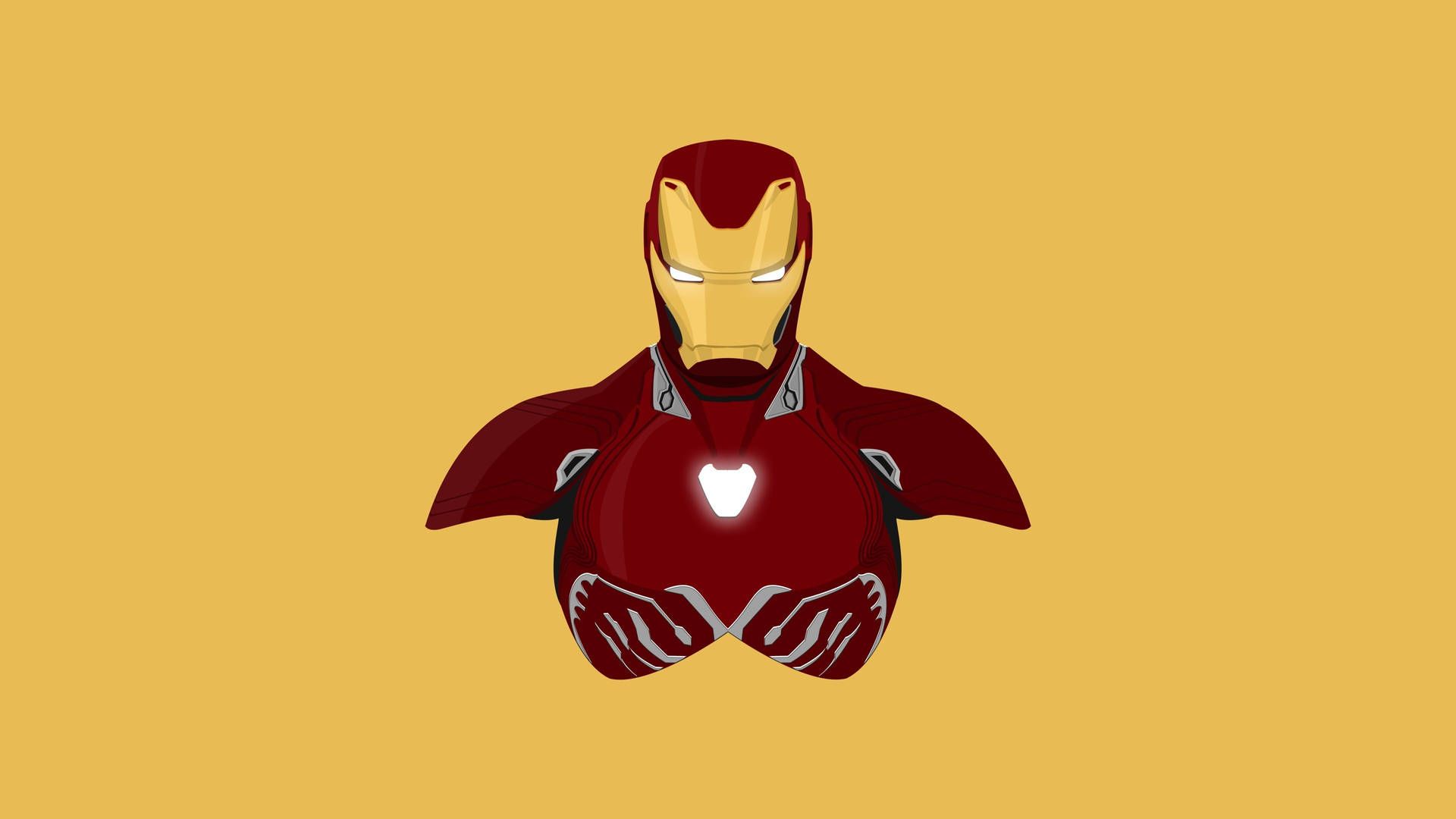  Iron Man Hintergrundbild 1920x1080. Download Aesthetic Iron Man Logo Wallpaper