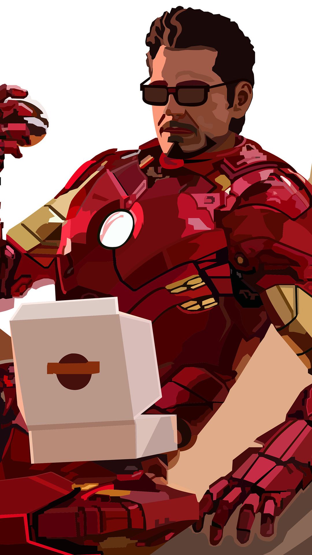  Iron Man Hintergrundbild 1080x1920. Iron Man Eating Donuts iPhone 6s, 6 Plus, Pixel xl , One Plus 3t, 5 HD 4k Wallpaper, Image, Background, Photo and Picture