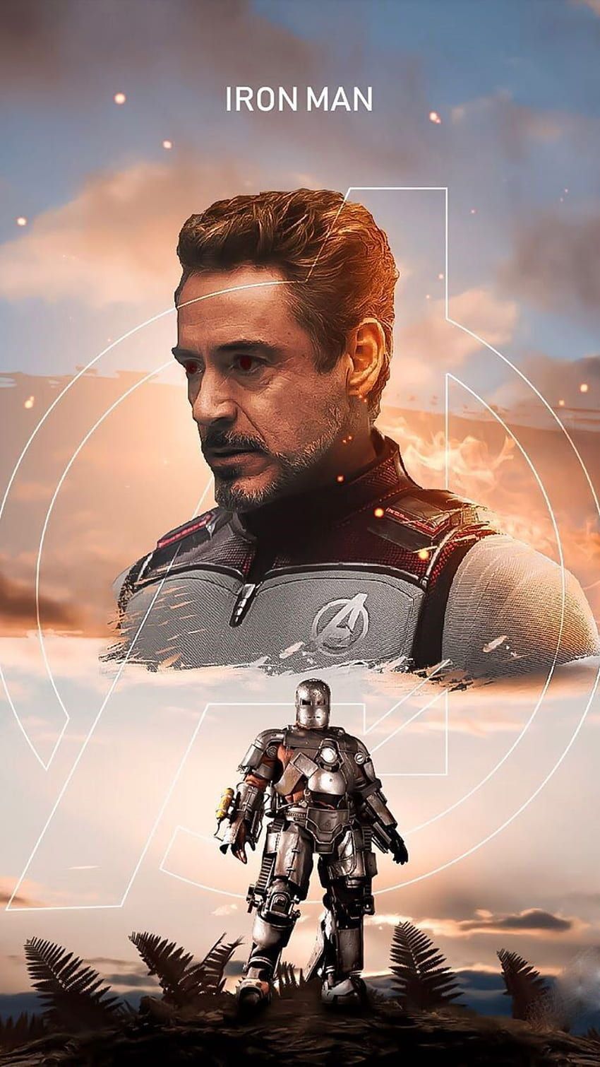  Iron Man Hintergrundbild 850x1510. The Iron Man Tony Stark iPhone on Inspirationde, Iron Man Aesthetic HD phone wallpaper