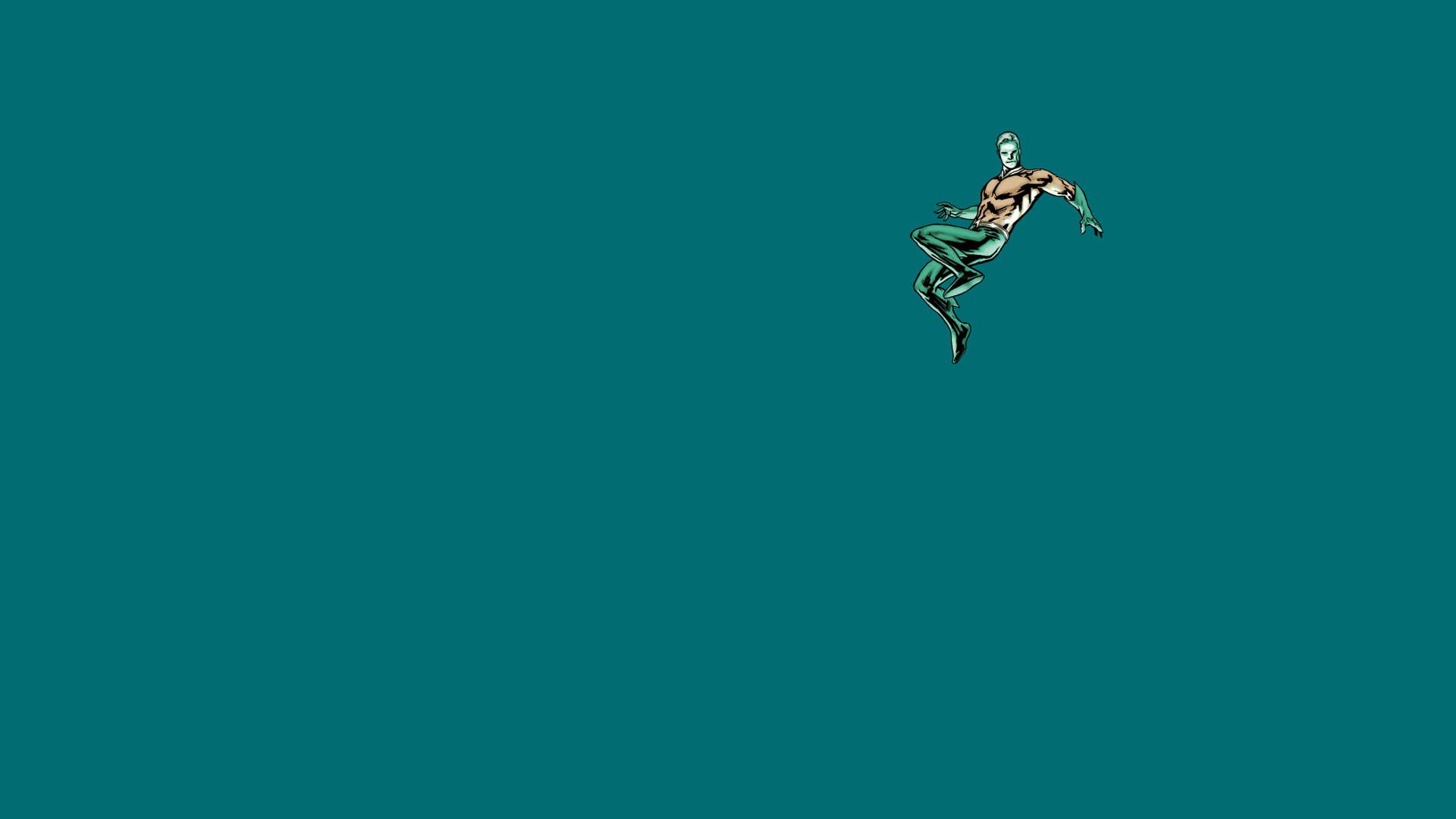  Aquaman Hintergrundbild 1920x1080. Download Minimalistic Comic Aquaman Wallpaper