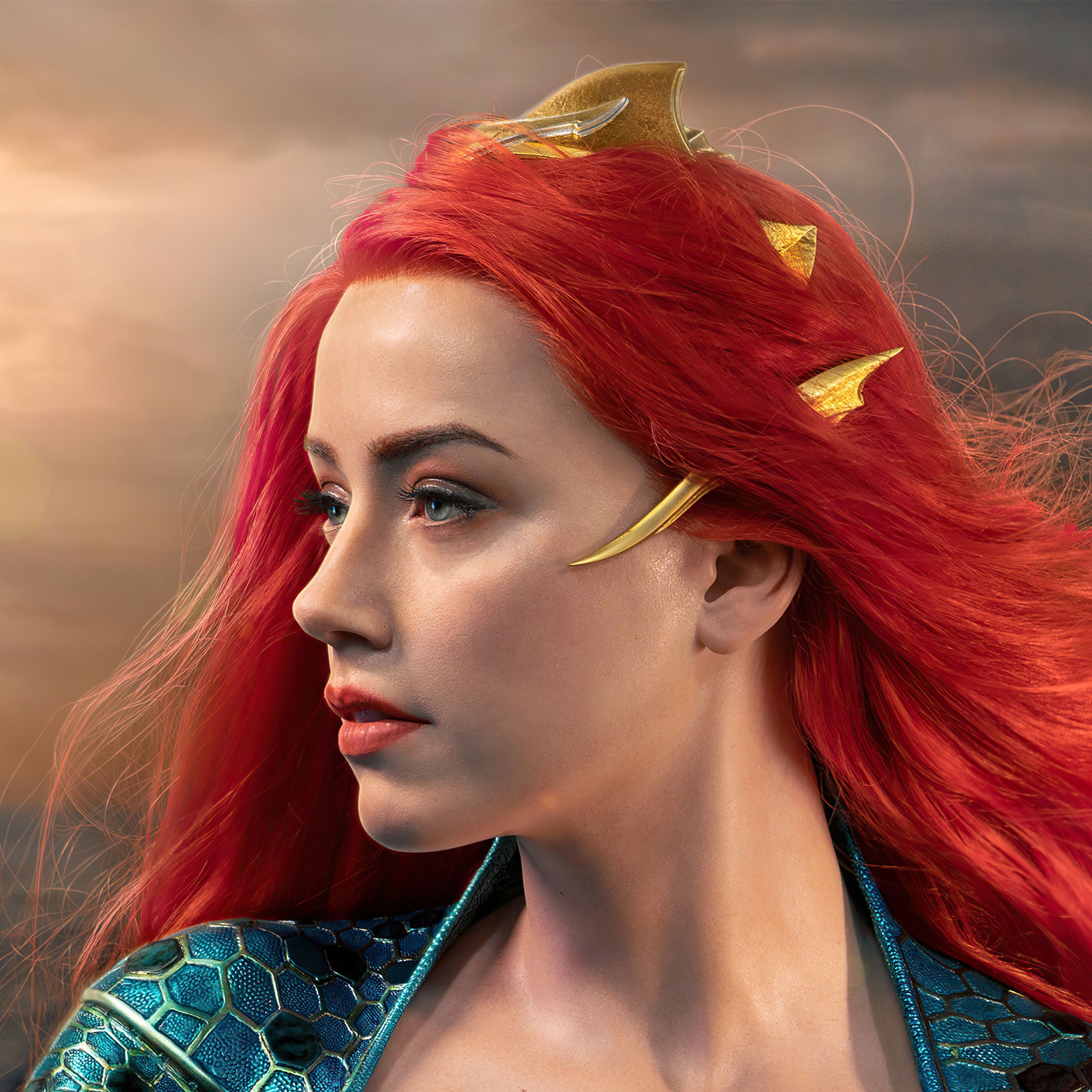  Aquaman Hintergrundbild 2560x2560. Mera Wallpaper 4K, Amber Heard, Aquaman, Graphics CGI