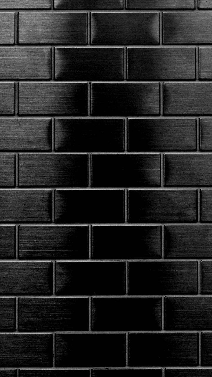  Ziegel Hintergrundbild 720x1280. HAYZ420 on BLACK. Black brick wallpaper, Black wallpaper iphone, Black brick