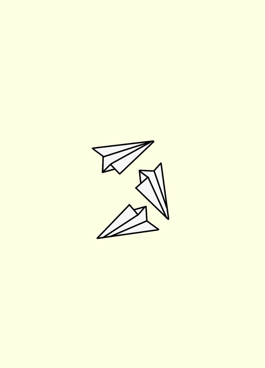  Papier Hintergrundbild 1107x1536. Cute Paper Airplane Wallpaper Free Cute Paper Airplane Background
