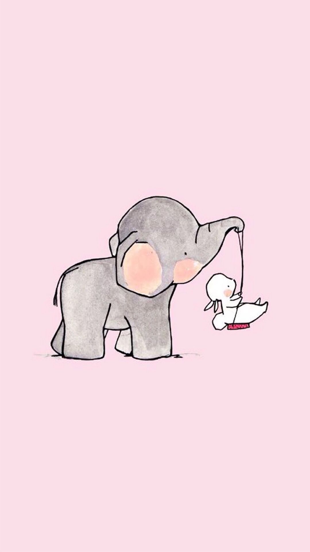  Elefant Hintergrundbild 1080x1920. Cute Elephant Aesthetic Wallpaper