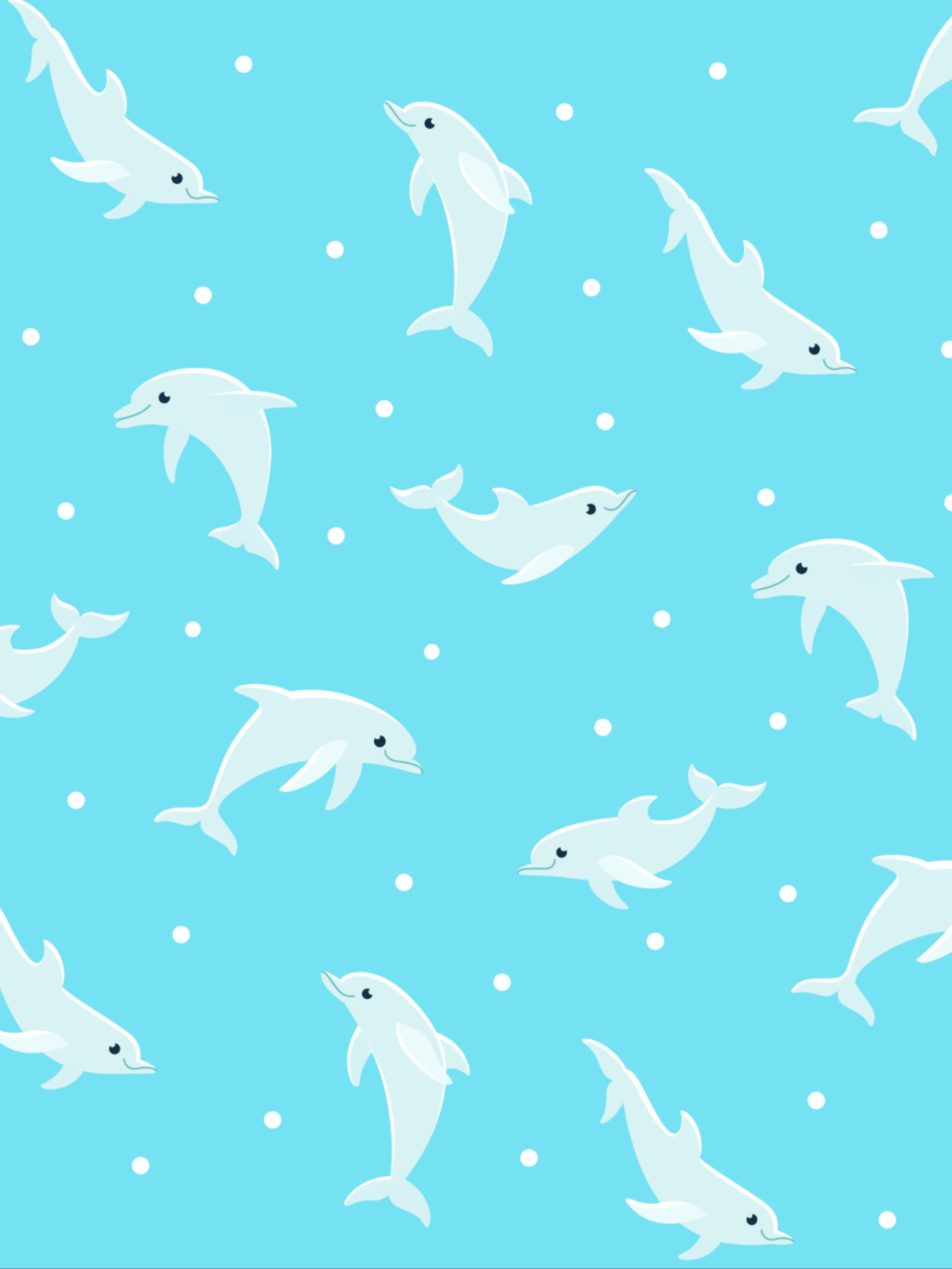  Delfin Hintergrundbild 4000x5333. Сartoon dolphin. Happy wallpaper, Cute pastel wallpaper, Cartoon dolphin